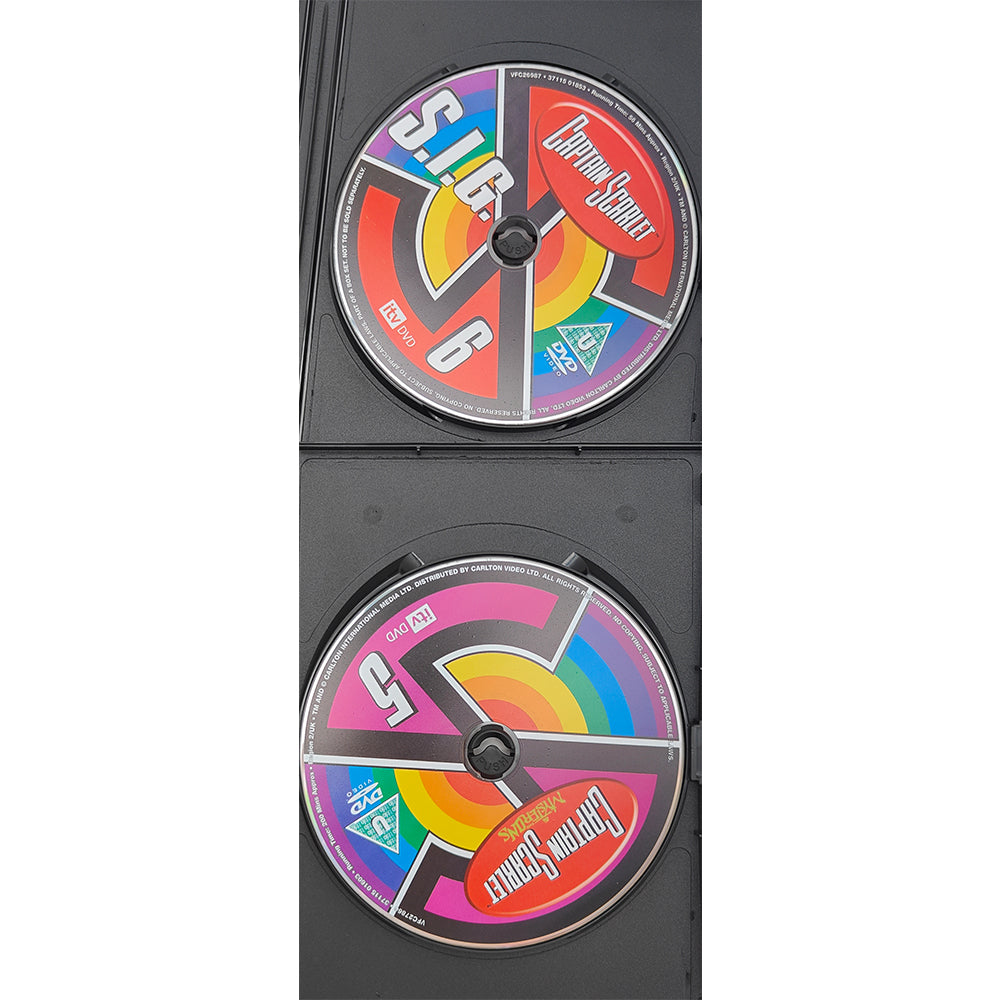 Captain Scarlet & The Mysterons Complete Series DVD Box Set by ITV Studios 2004, 6-disc collection with all 32 episodes in used condition"