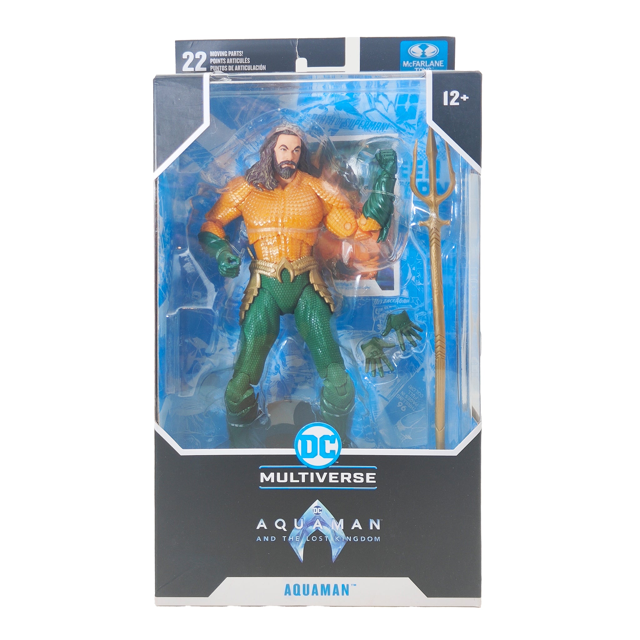 DC Multiverse Aquaman And The Lost Kingdom McFarlane Toys Action Figure 2023 18cm – DC Heroes, McFarlane Toys, 18 cm, 2023, pre-owned collector piece, Uncanny Collectibles Dublin Ireland