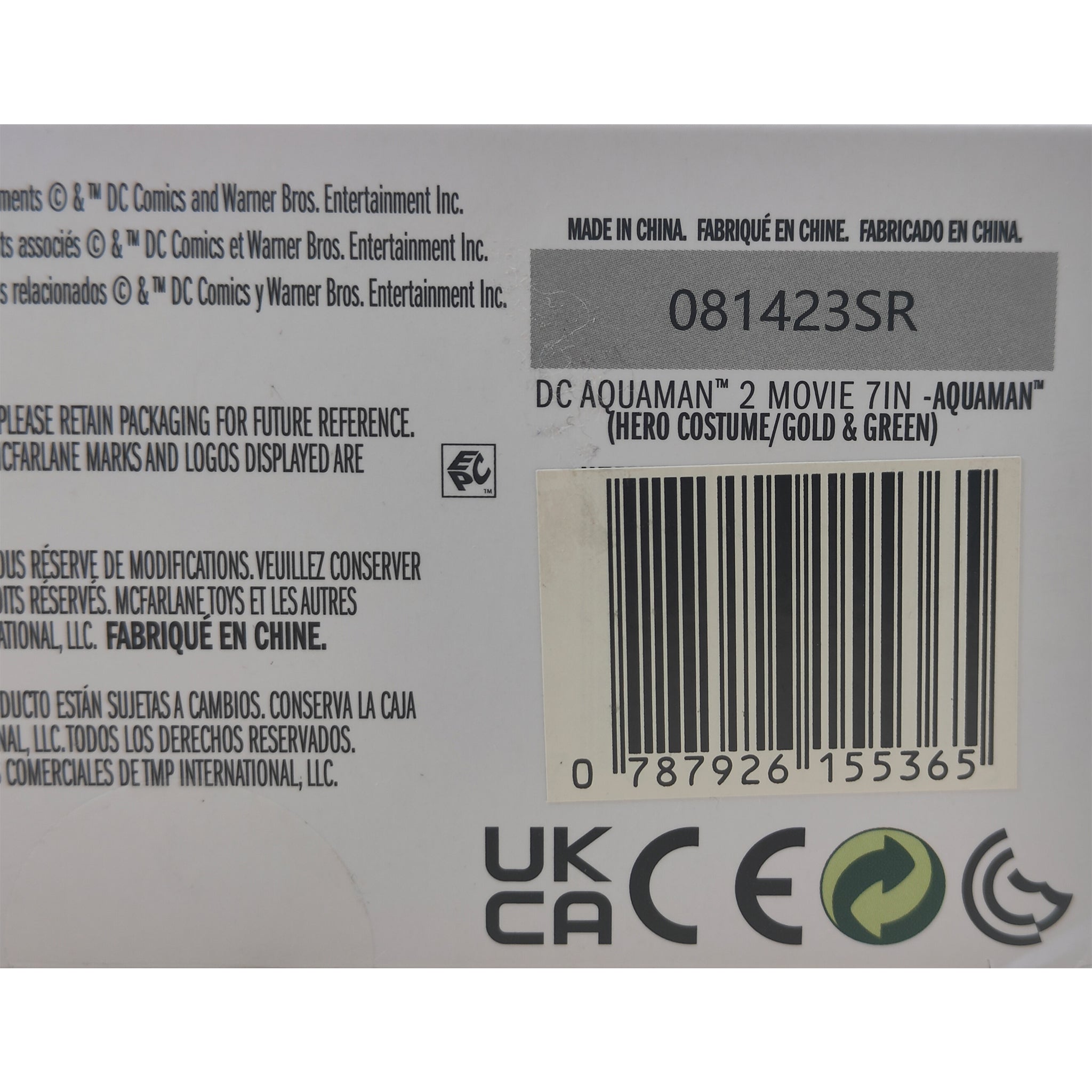 DC Multiverse Aquaman And The Lost Kingdom McFarlane Toys Action Figure 2023 18cm – DC Heroes, McFarlane Toys, 18 cm, 2023, pre-owned collector piece, Uncanny Collectibles Dublin Ireland