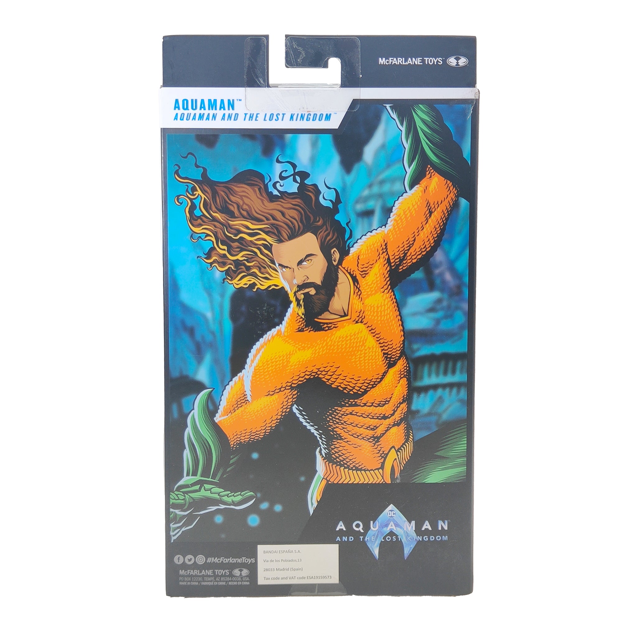DC Multiverse Aquaman And The Lost Kingdom McFarlane Toys Action Figure 2023 18cm – DC Heroes, McFarlane Toys, 18 cm, 2023, pre-owned collector piece, Uncanny Collectibles Dublin Ireland