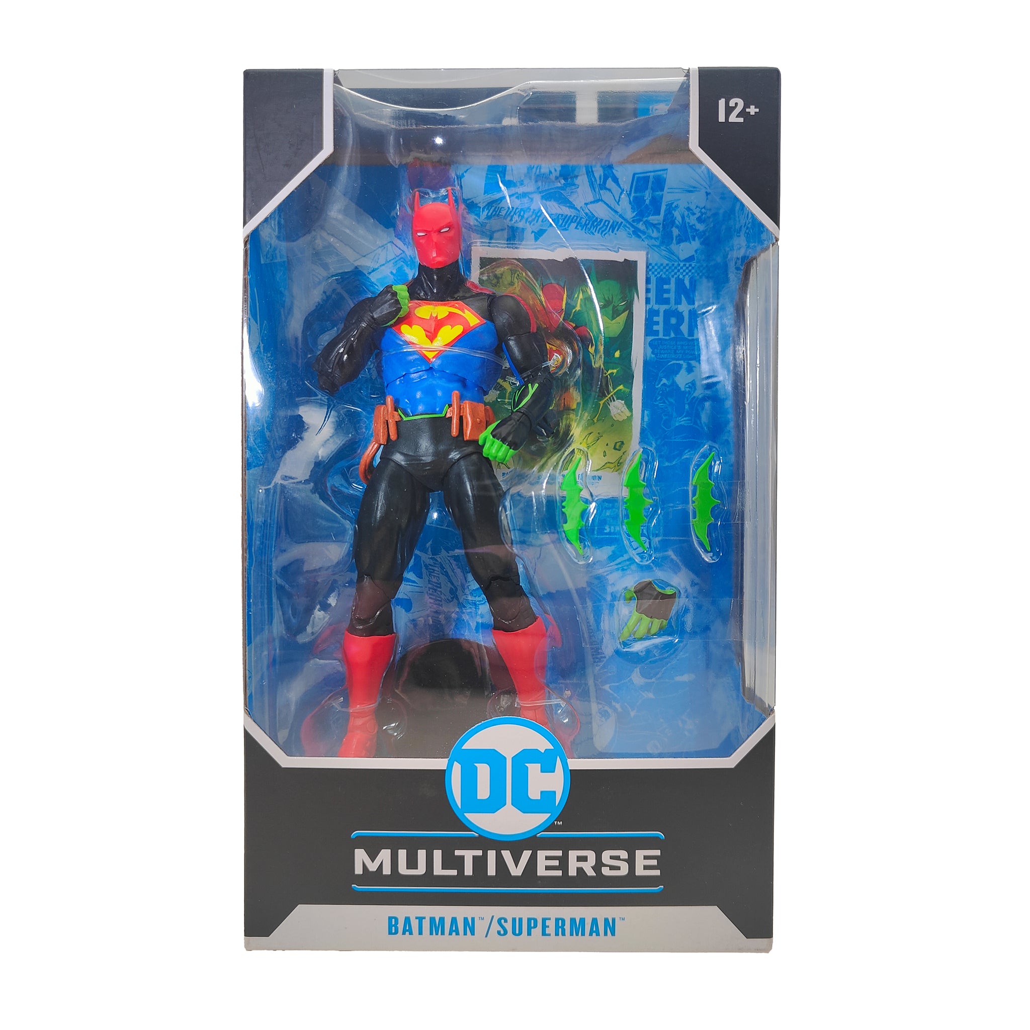 DC Multiverse Batman Superman Fusion Worlds Finest McFarlane Toys Action Figure 2024 18cm