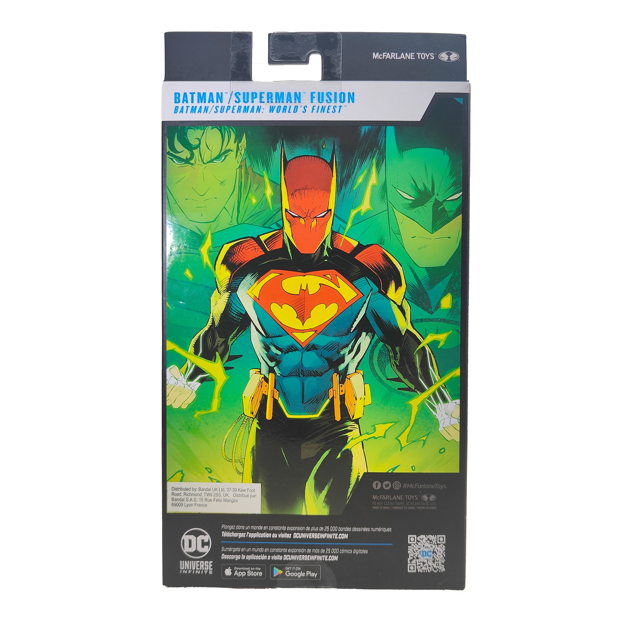 DC Multiverse Batman Superman Fusion Worlds Finest McFarlane Toys Action Figure 2024 18cm