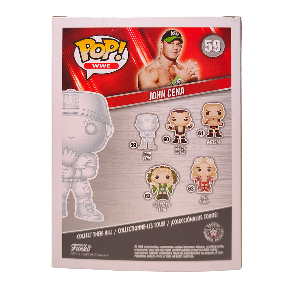 Funko POP WWE John Cena #59 Vinyl Figure 2019 – WWE, Funko, 9.5 cm, 2019, pre-owned collector piece, Uncanny Collectibles Dublin Ireland