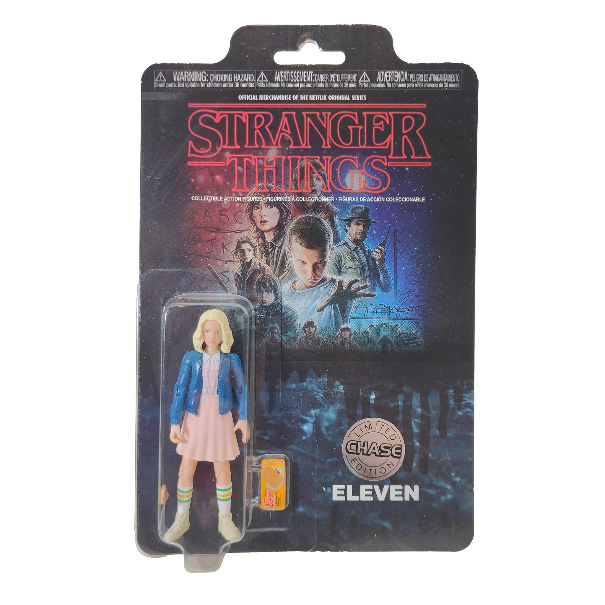 Funko Stranger Things ReAction Figures Chase Set of 3 Eleven Demogorgon & Will 2017 9.5cm – TV Icons & Heroes, Funko, 9.5 cm, 2017, pre-owned collector piece, Uncanny Collectibles Dublin Ireland