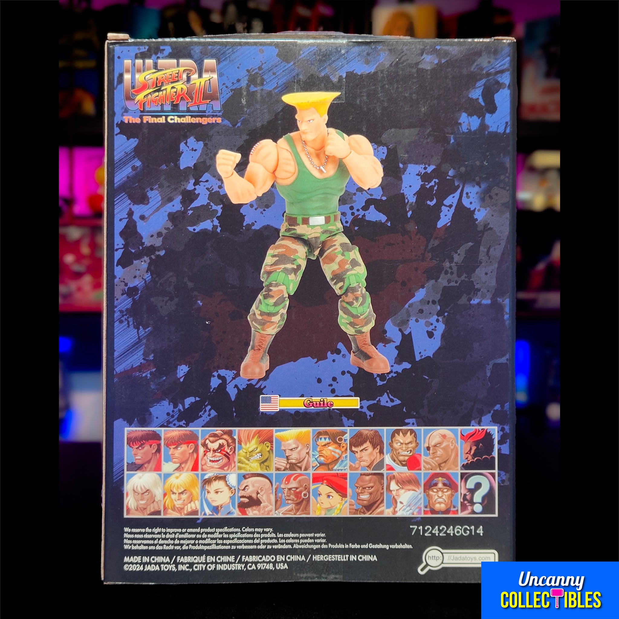 Jada Toys Ultra Street Fighter II The Final Challengers Guile 15 cm Action Figure – Street Fighter, Jada Toys, 15 cm, 2024, brand new collector item, Uncanny Collectibles Dublin Ireland