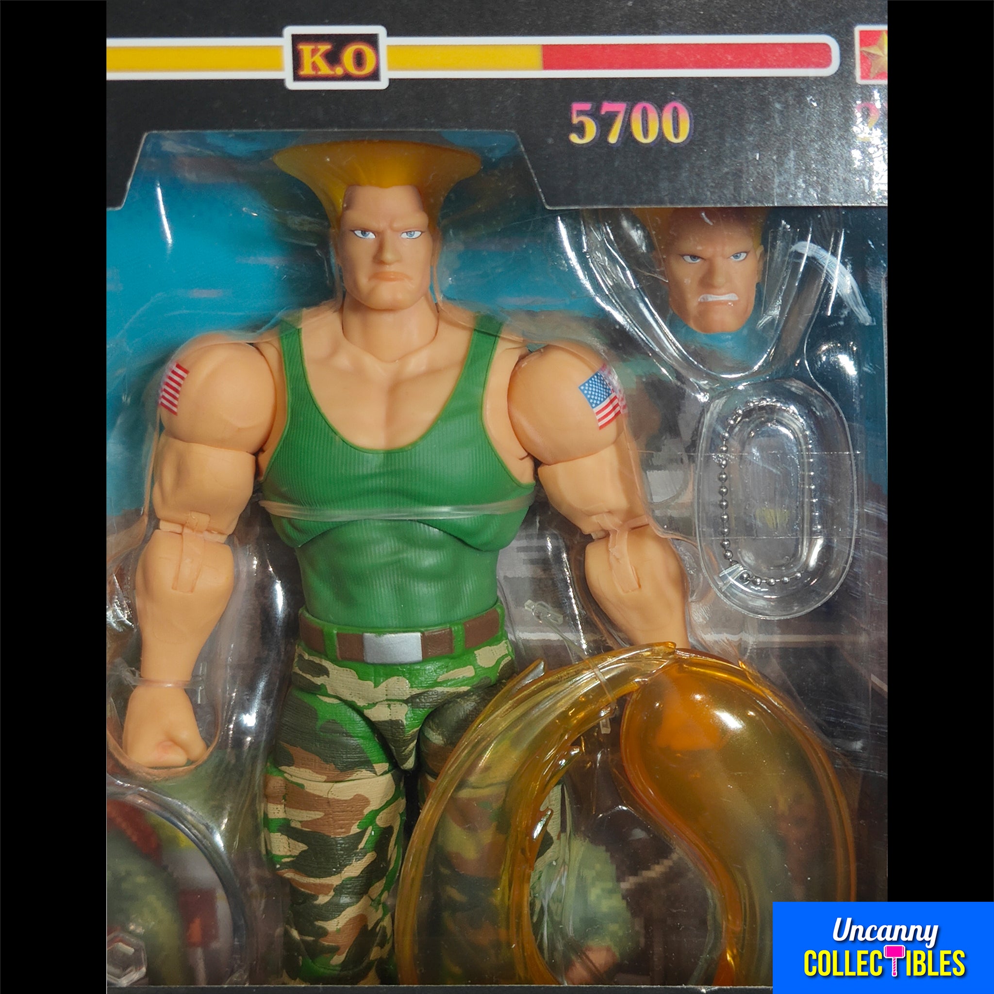 Jada Toys Ultra Street Fighter II The Final Challengers Guile 15 cm Action Figure – Street Fighter, Jada Toys, 15 cm, 2024, brand new collector item, Uncanny Collectibles Dublin Ireland