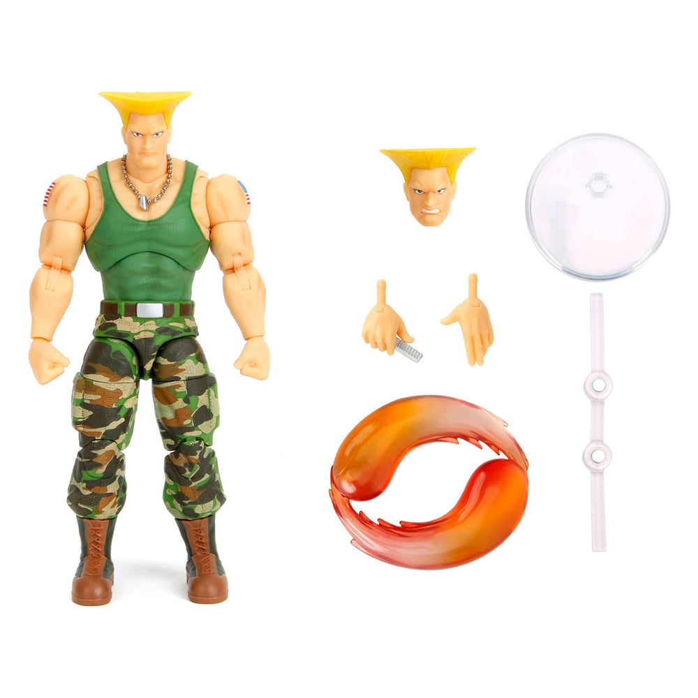 Jada Toys Ultra Street Fighter II The Final Challengers Guile 15 cm Action Figure – Street Fighter, Jada Toys, 15 cm, 2024, brand new collector item, Uncanny Collectibles Dublin Ireland