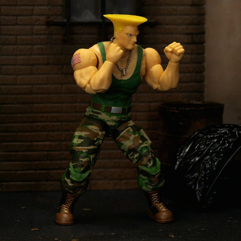 Jada Toys Ultra Street Fighter II The Final Challengers Guile 15 cm Action Figure – Street Fighter, Jada Toys, 15 cm, 2024, brand new collector item, Uncanny Collectibles Dublin Ireland