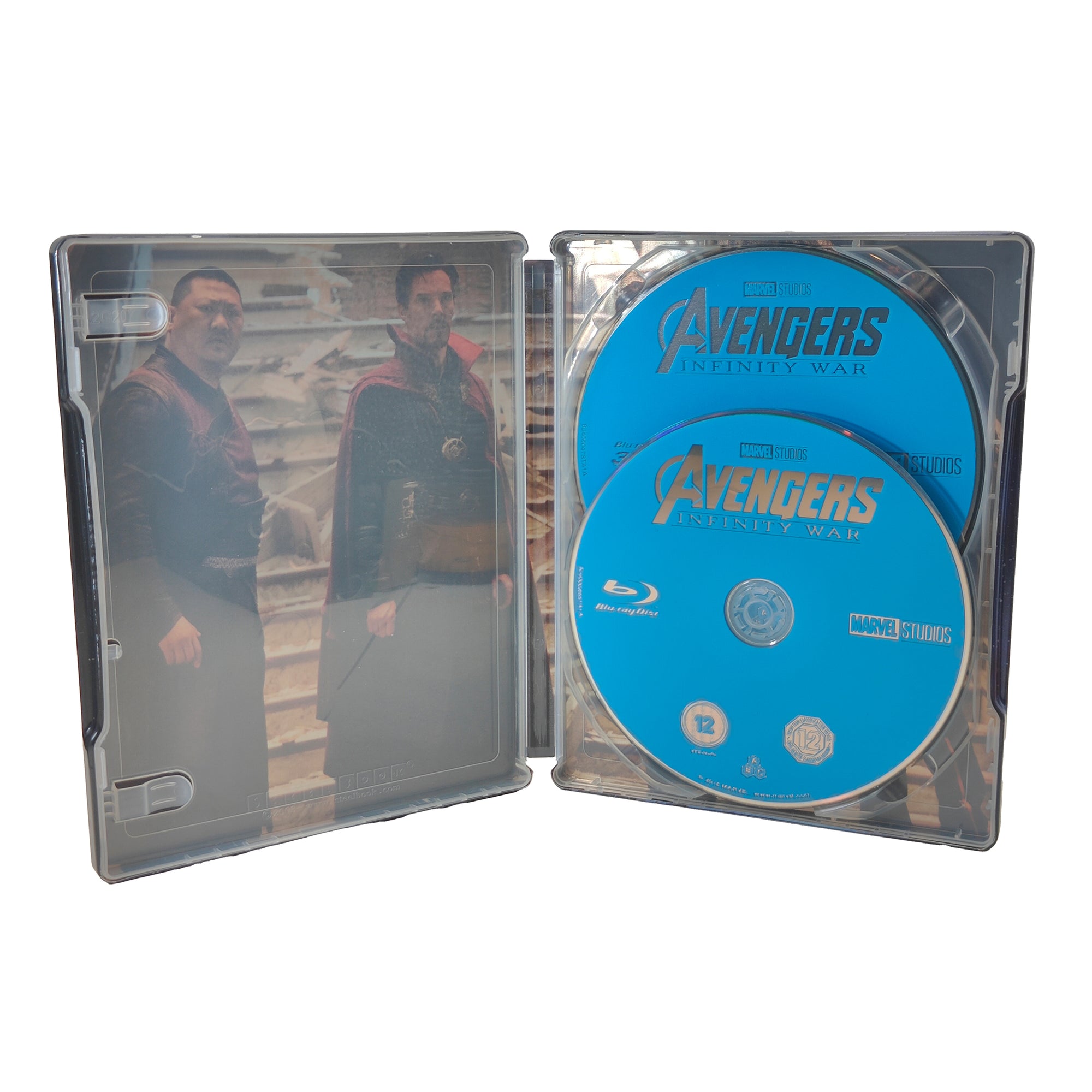Marvel Avengers Assemble Age Of Ultron Infinity War Blu-ray Steelbook Bundle