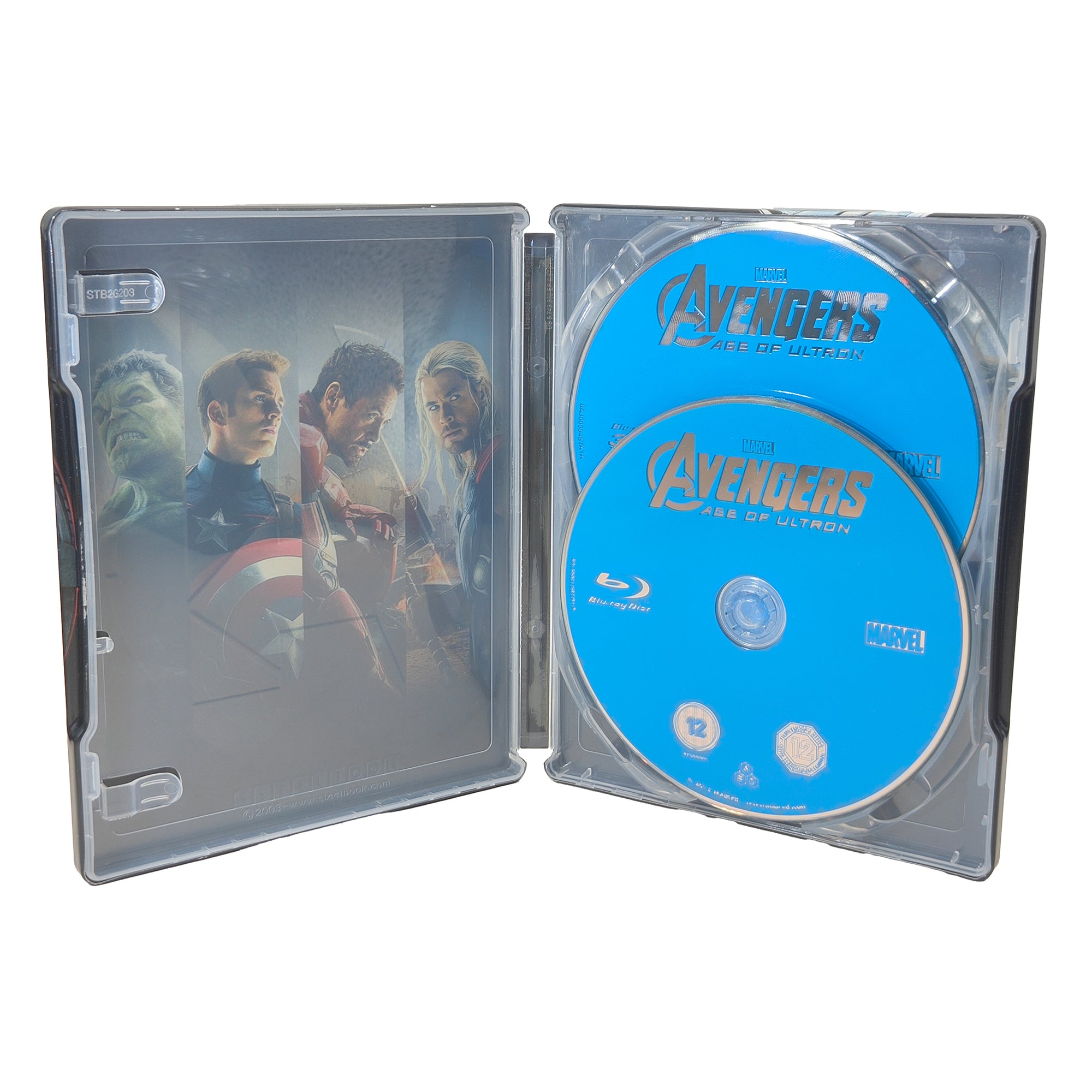 Marvel Avengers Assemble Age Of Ultron Infinity War Blu-ray Steelbook Bundle