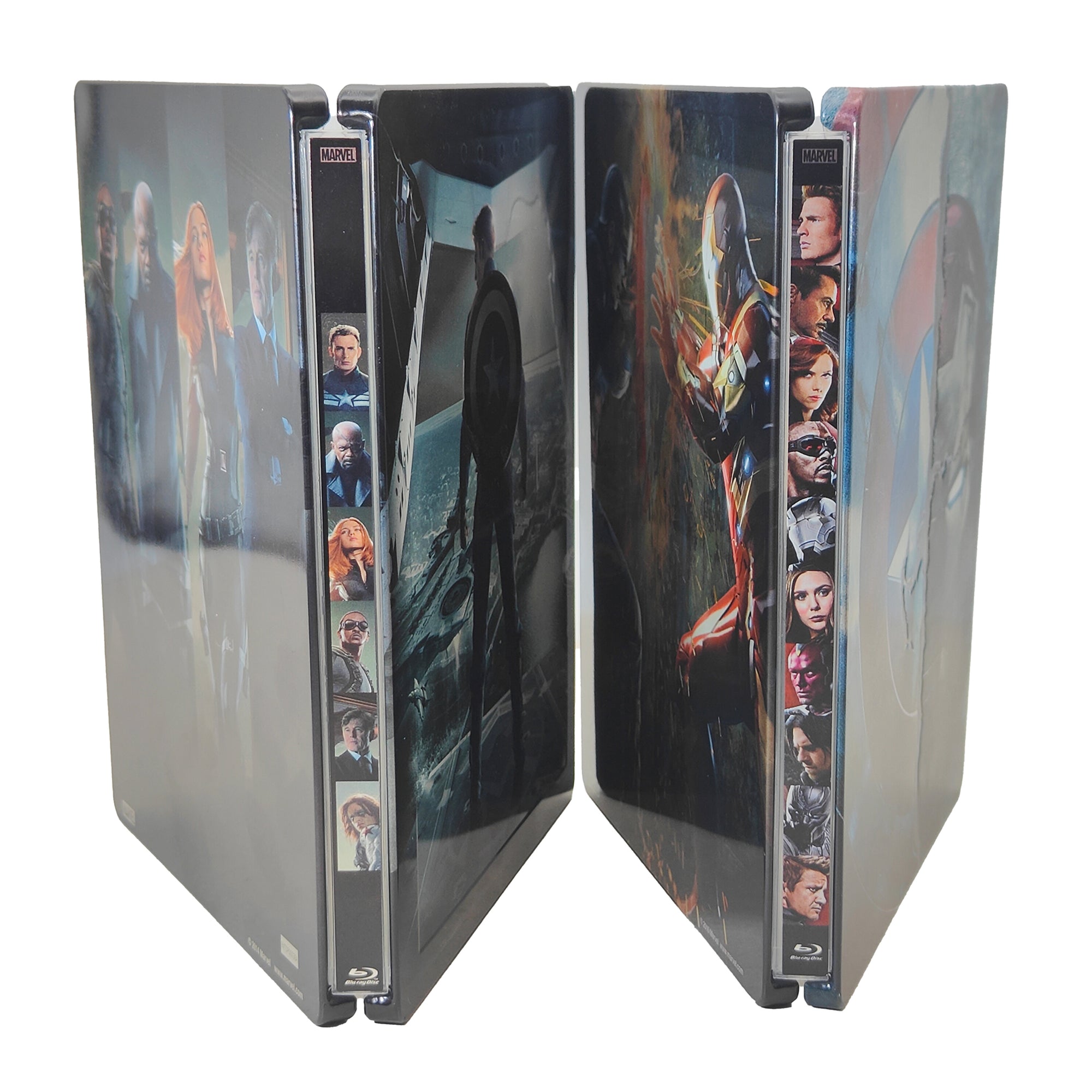 Marvel Captain America Winter Solder & Civil War Blu-ray Steelbook Bundle