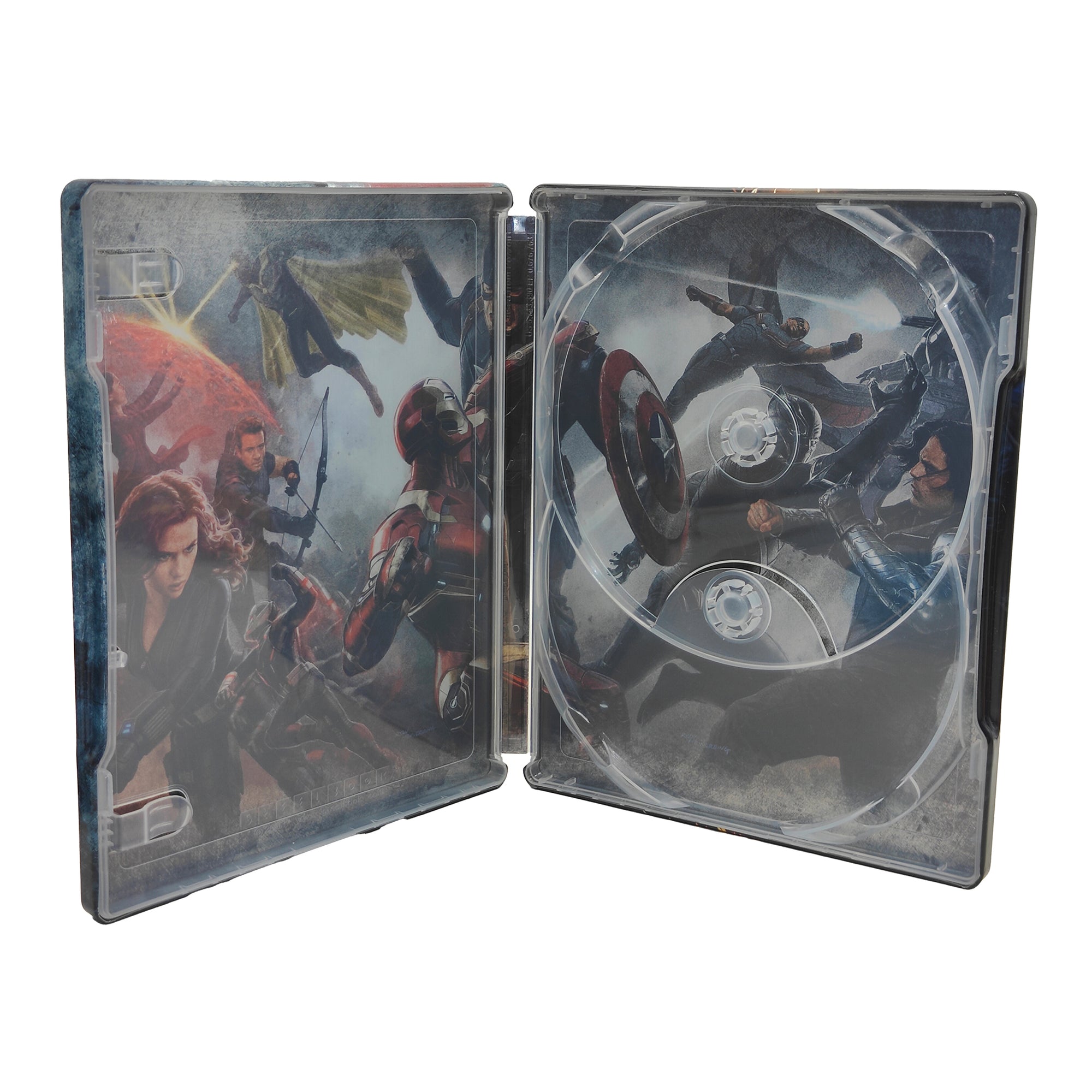 Marvel Captain America Winter Solder & Civil War Blu-ray Steelbook Bundle