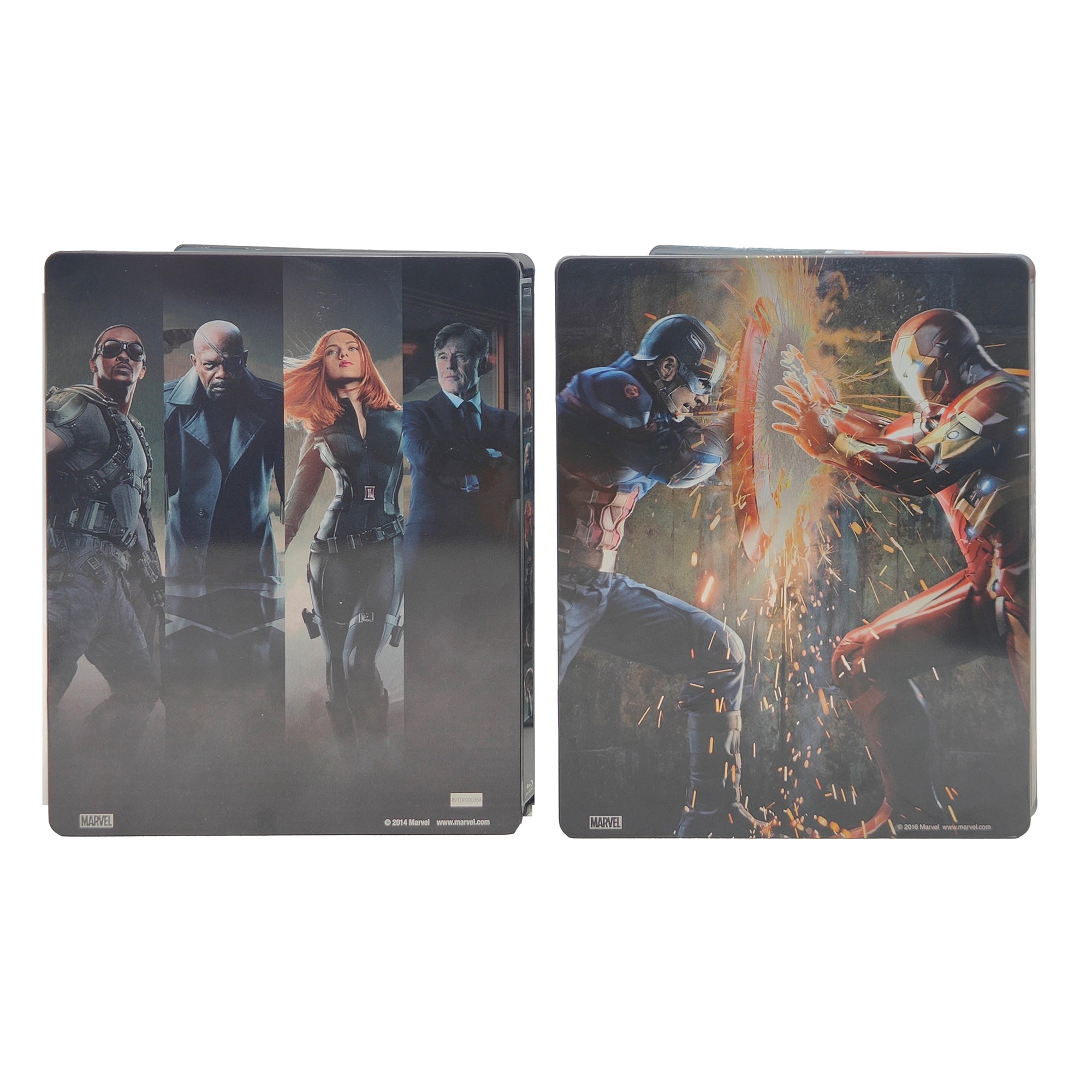 Marvel Captain America Winter Solder & Civil War Blu-ray Steelbook Bundle
