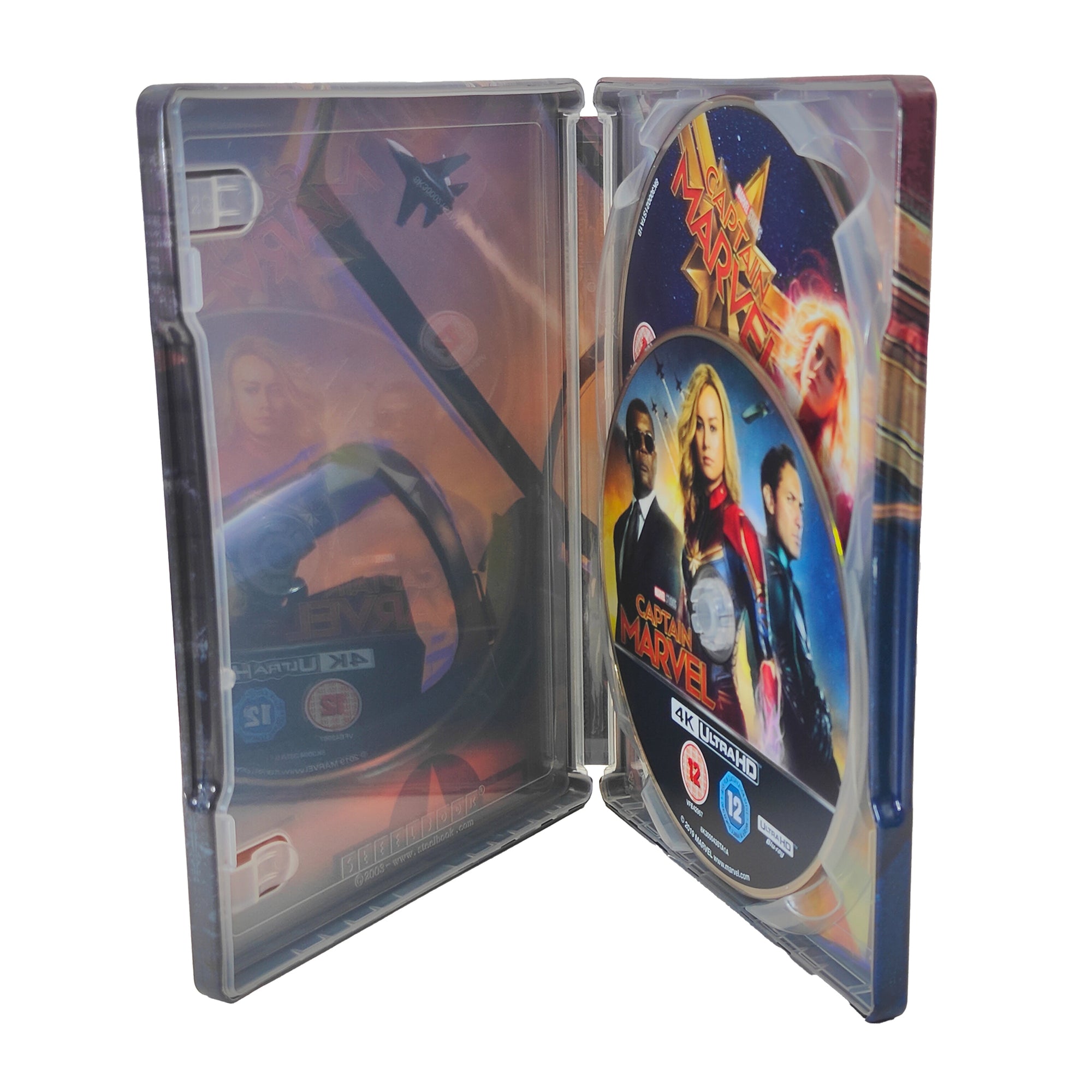 Marvel Captain Marvel Blu-ray Steelbook Zavvi Exclusive