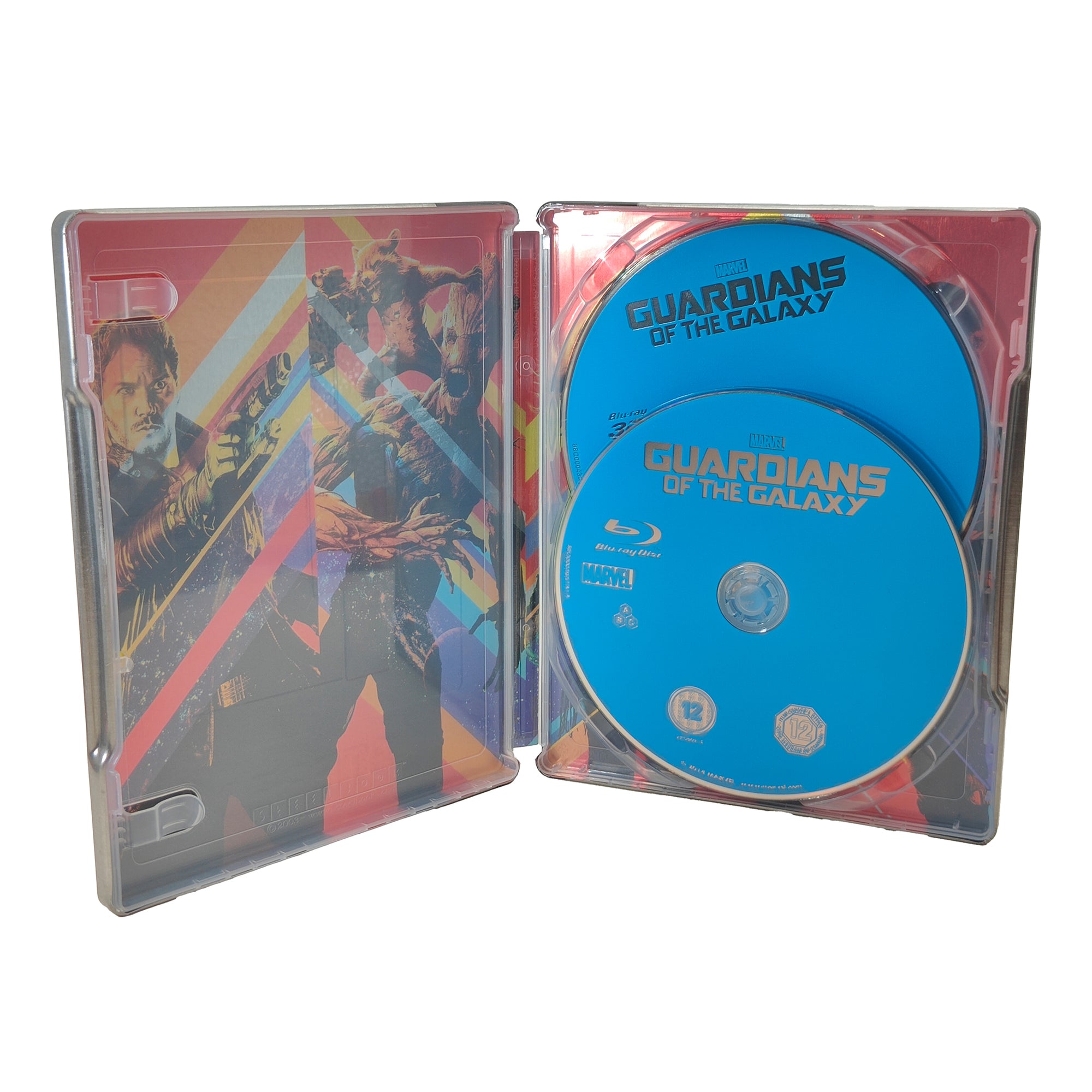 Marvel Guardians Of The Galaxy Vol 1 & Vol 2 Blu-ray Steelbook Bundle