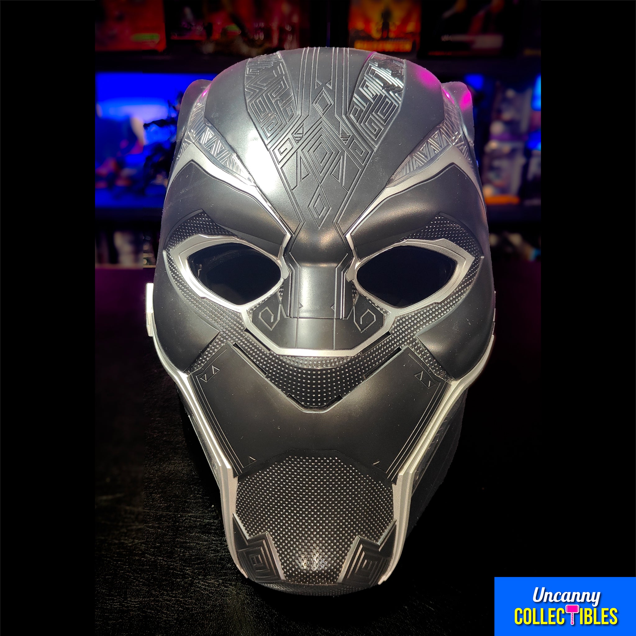 Marvel Legends Black Panther Electronic Helmet Hasbro 2022 – Avengers, Hasbro, 35 cm, 2019, pre-owned collector piece, Uncanny Collectibles Dublin Ireland