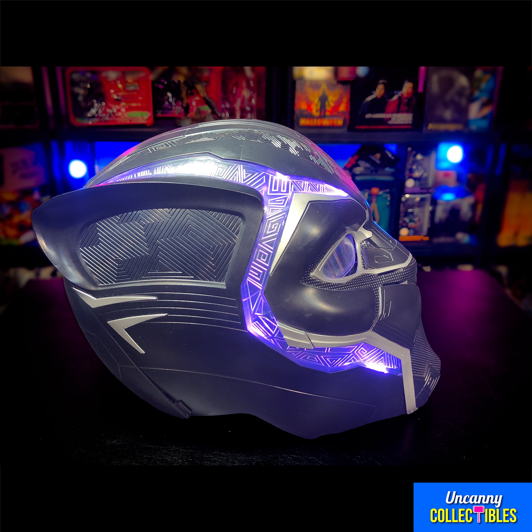 Marvel Legends Black Panther Electronic Helmet Hasbro 2022 – Avengers, Hasbro, 35 cm, 2019, pre-owned collector piece, Uncanny Collectibles Dublin Ireland