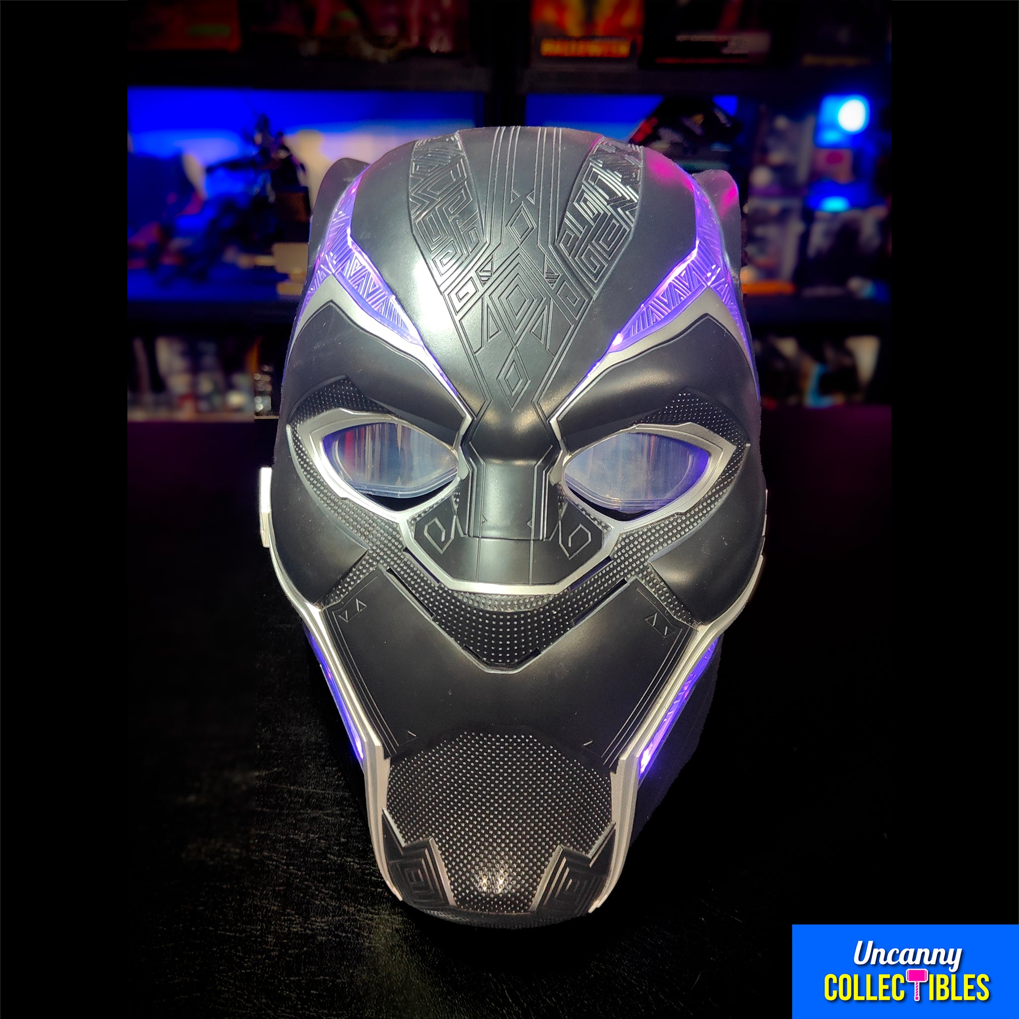 Marvel Legends Black Panther Electronic Helmet Hasbro 2022 – Avengers, Hasbro, 35 cm, 2019, pre-owned collector piece, Uncanny Collectibles Dublin Ireland