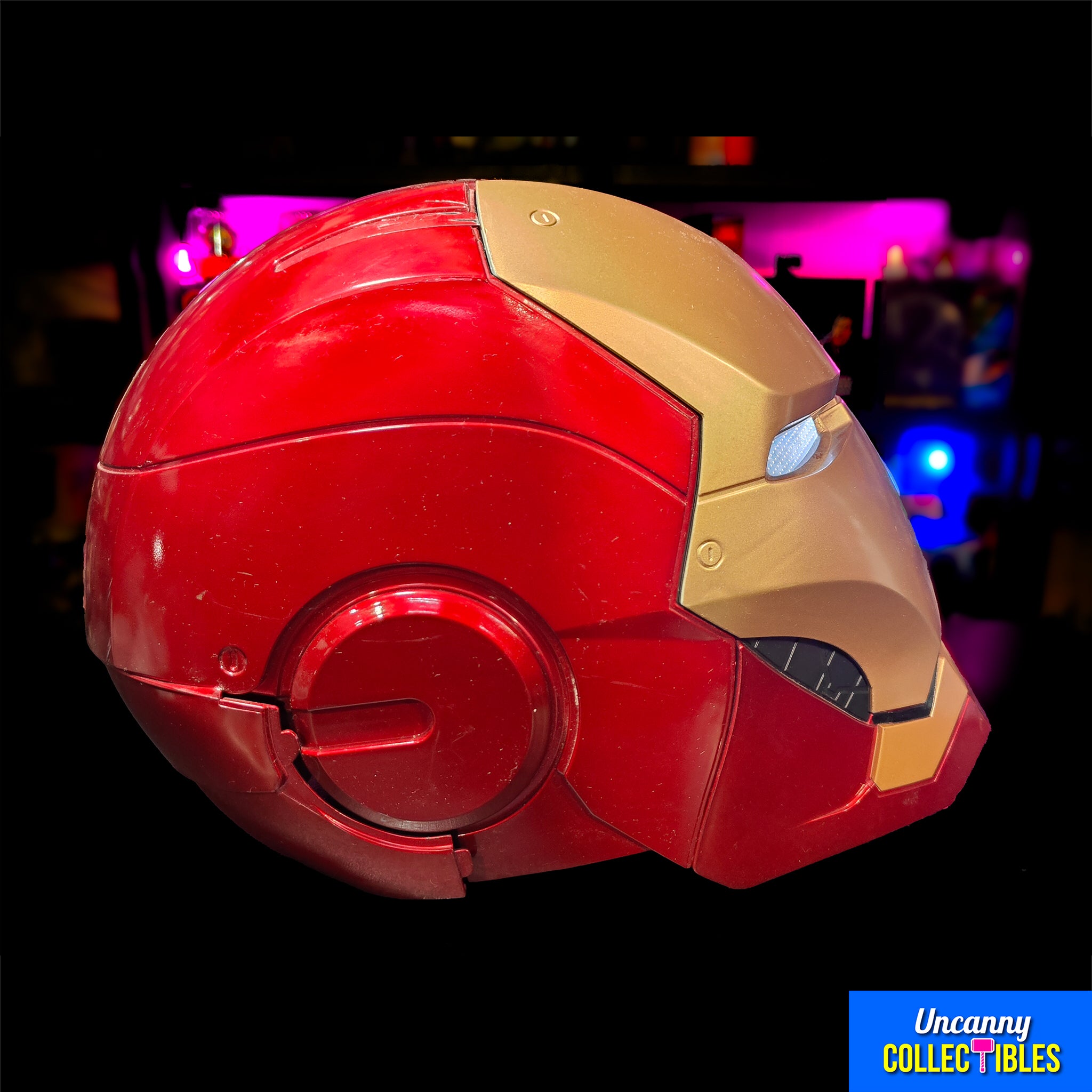 Marvel Legends Iron Man Electronic Helmet Hasbro 2019 – Avengers, Hasbro, 35 cm, 2019, pre-owned collector piece, Uncanny Collectibles Dublin Ireland