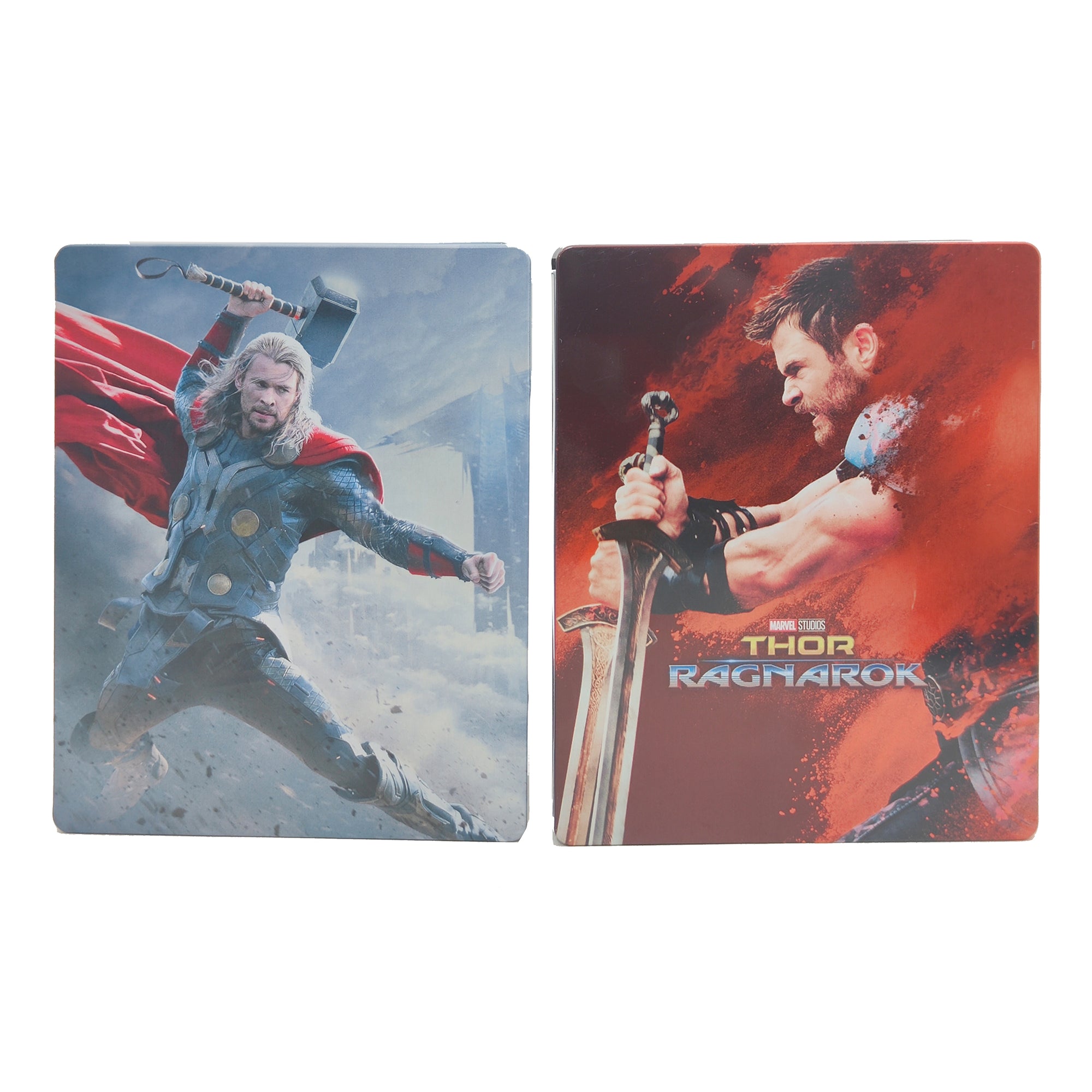 Marvel Thor The Dark World & Thor Ragnarok Blu-ray Steelbook Bundle