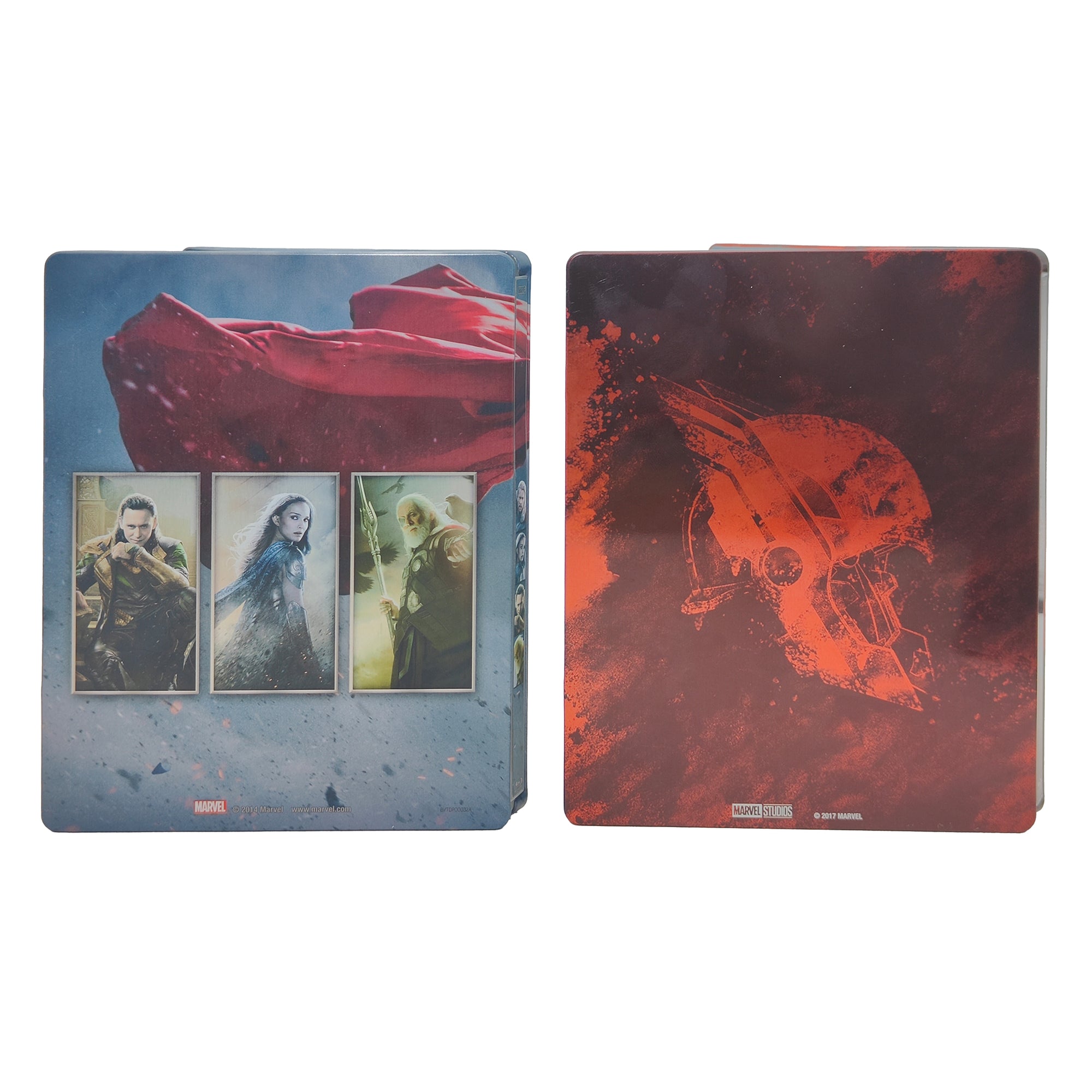 Marvel Thor The Dark World & Thor Ragnarok Blu-ray Steelbook Bundle