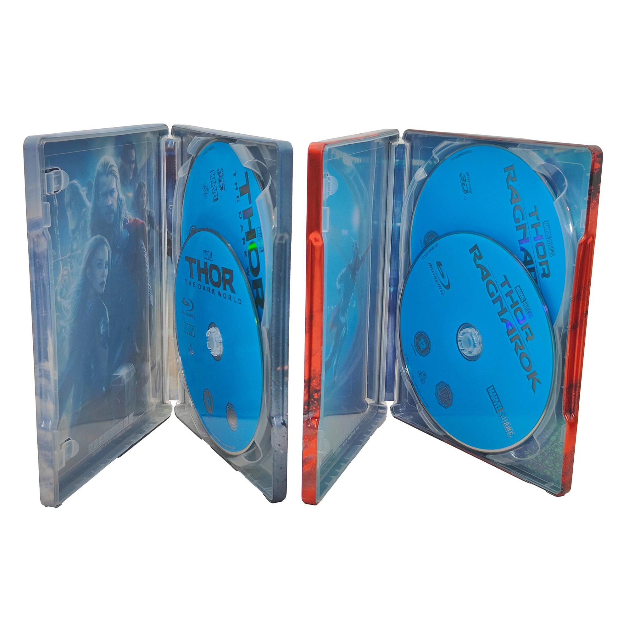 Marvel Thor The Dark World & Thor Ragnarok Blu-ray Steelbook Bundle