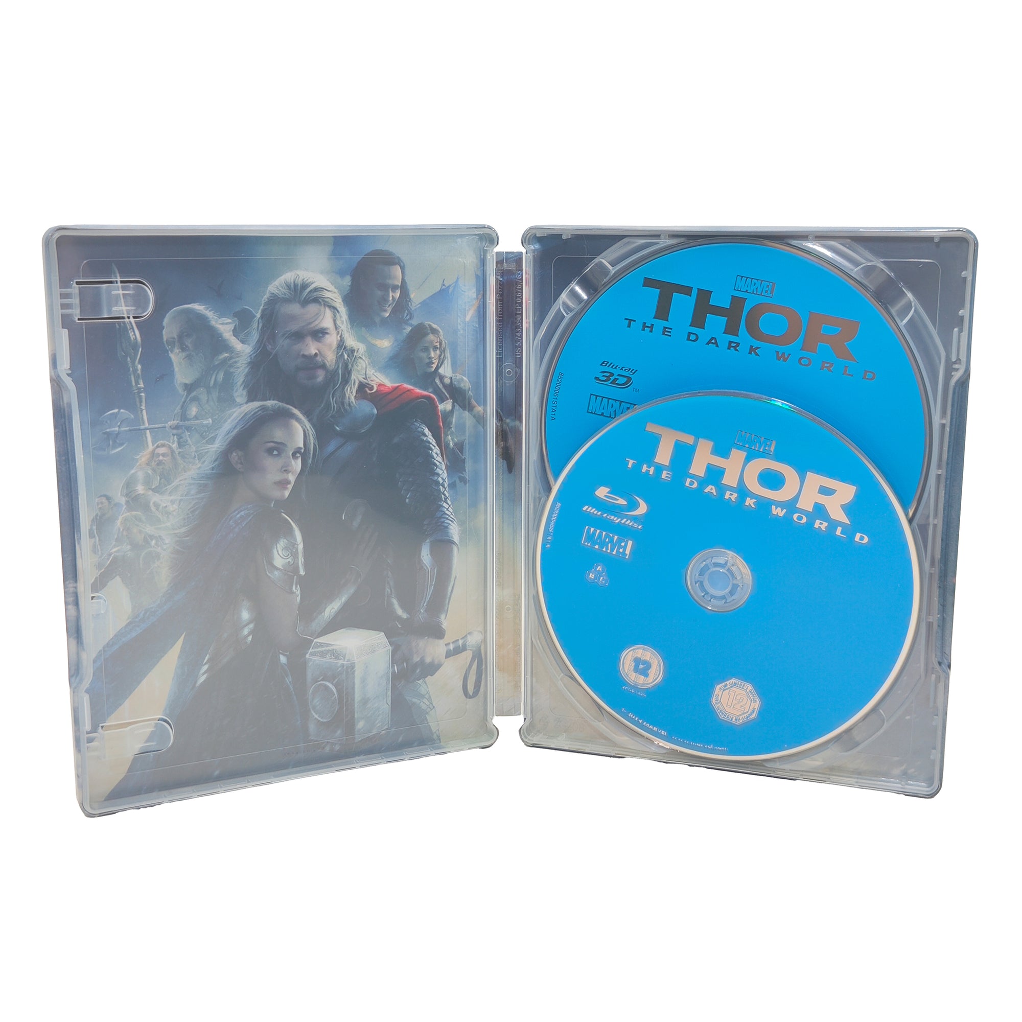Marvel Thor The Dark World & Thor Ragnarok Blu-ray Steelbook Bundle