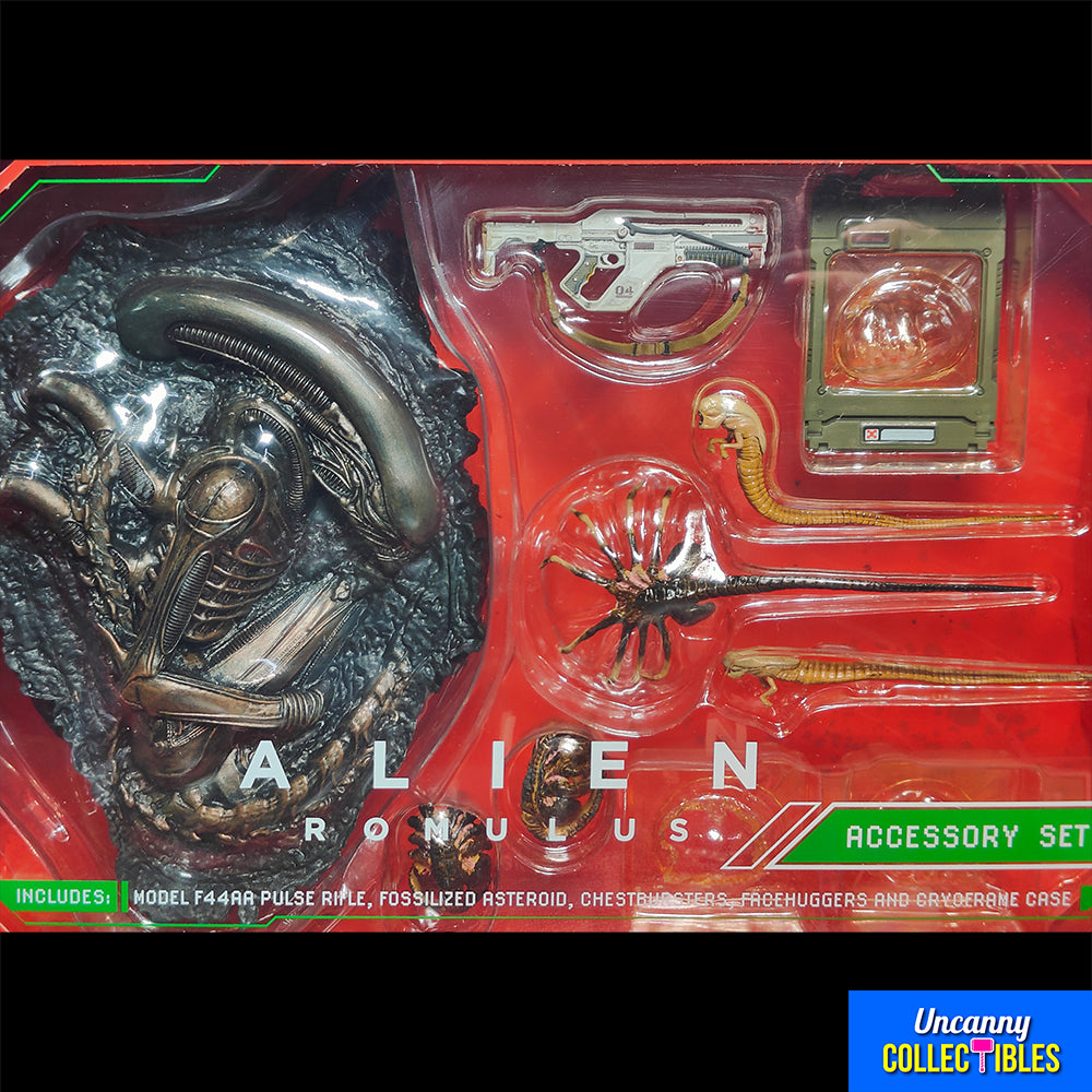 NECA Alien Romulus Accessory Pack For 18 cm Scale Action Figures – Alien, NECA, 23 cm, 2024, brand new collector item, Uncanny Collectibles Dublin Ireland