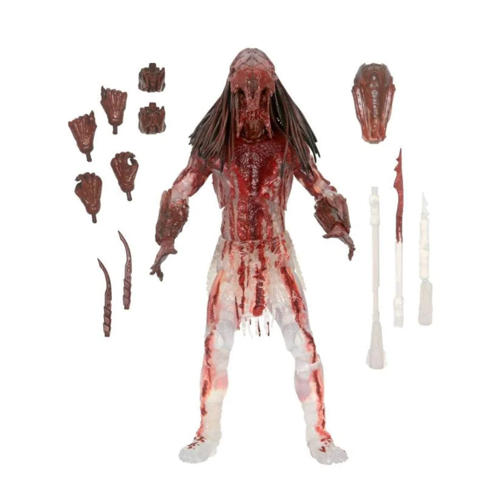 NECA Prey Ultimate Feral Bear Blood Predator 20 cm Action Figure – Predator, NECA, 20 cm, 2024, brand new collector item, Uncanny Collectibles Dublin Ireland