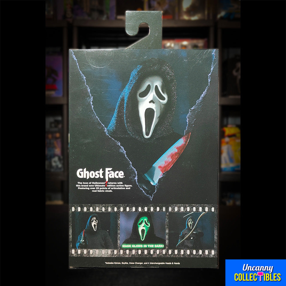 NECA Scream Ultimate Ghostface Action Figure 18cm – Scream, NECA, 18 cm, 2024, brand new collector item, Uncanny Collectibles Dublin Ireland