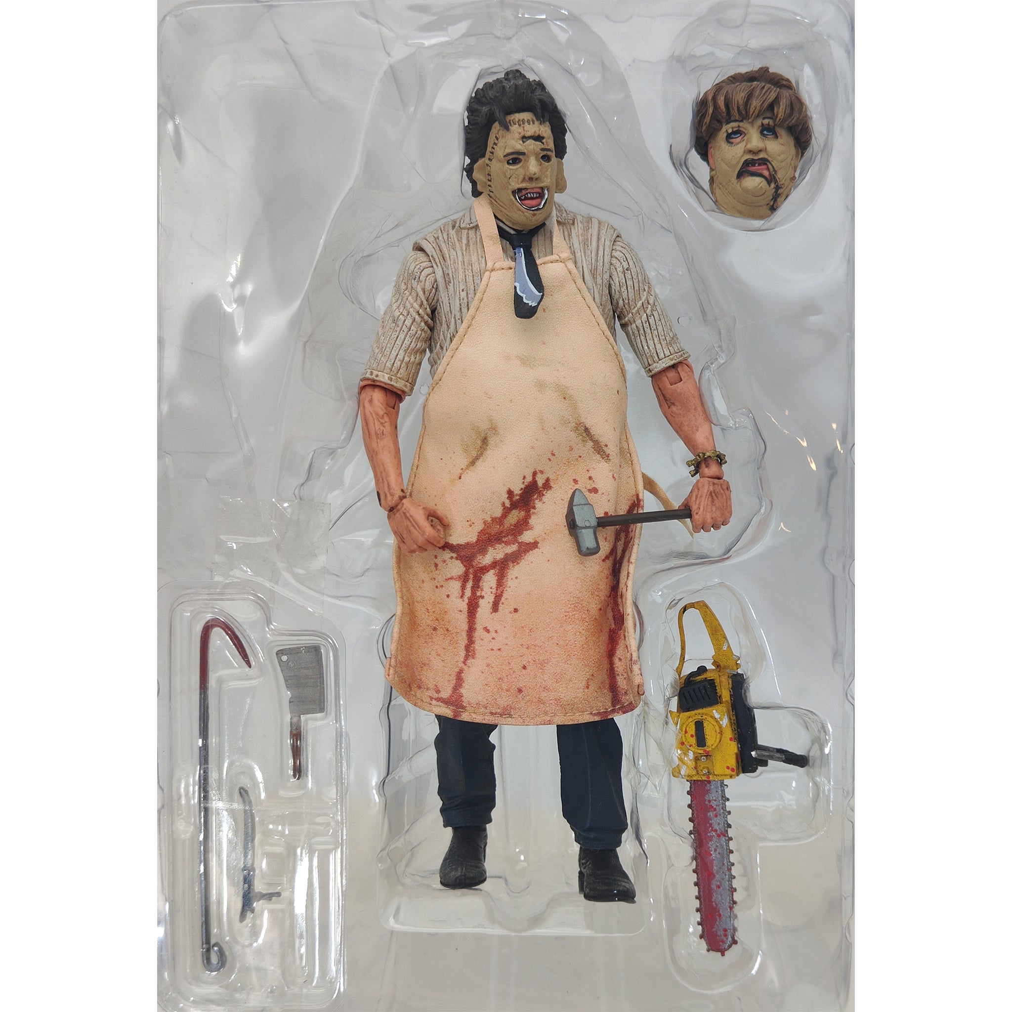 NECA Texas Chainsaw Massacre Ultimate Leatherface Action Figure 2021 18cm – Texas Chainsaw Massacre, NECA, 18 cm, 2021, pre-owned collector piece, Uncanny Collectibles Dublin Ireland