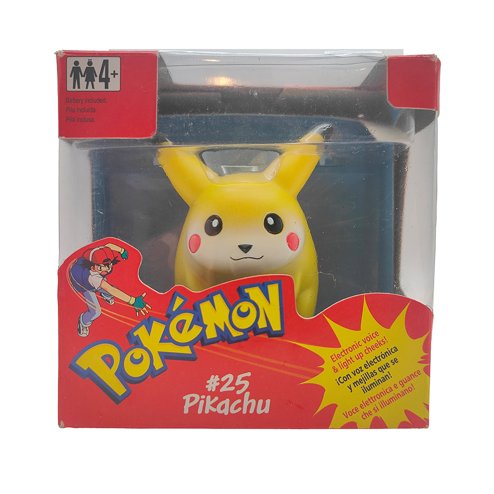 Pokemon Pikachu #25 Hasbro Action Figure With Electronic Voice and Light Up Cheeks 1999 – Pokemon, Hasbro, 8 cm, 1999, pre-owned collector piece, Uncanny Collectibles Dublin Ireland