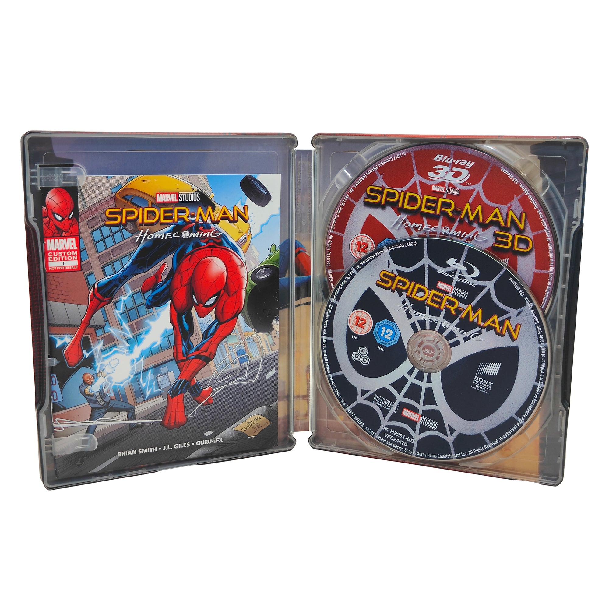Spider Man Homecoming & Far From Home Blu-ray Steelbook Bundle