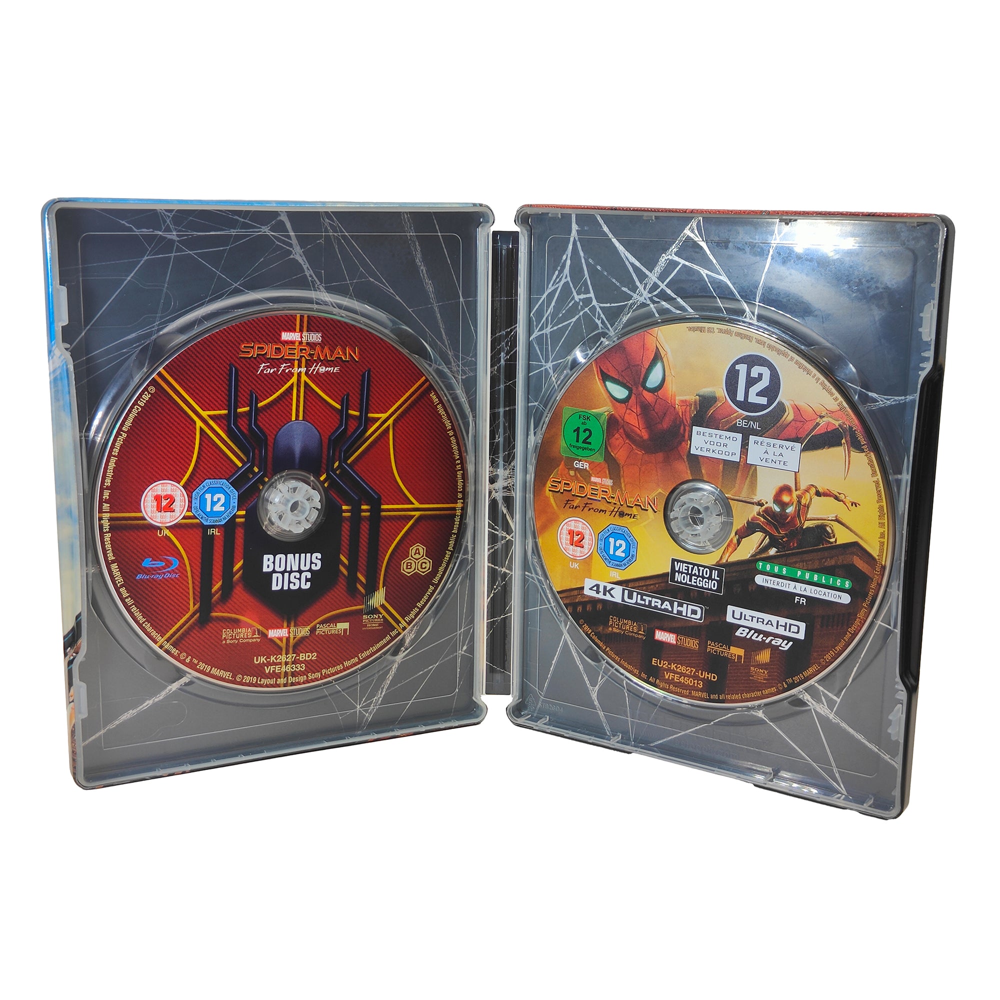 Spider Man Homecoming & Far From Home Blu-ray Steelbook Bundle