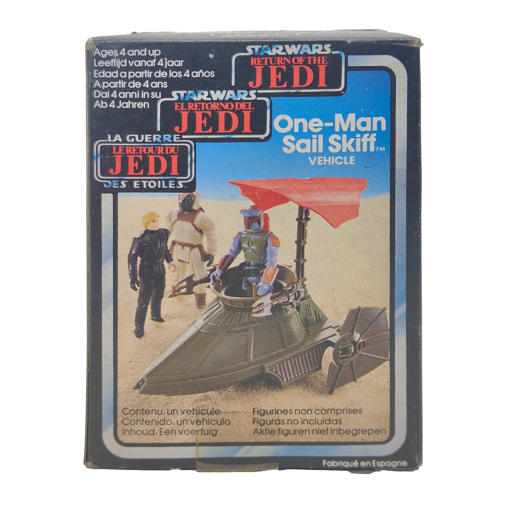 Star Wars ROTJ One Man Sail Skill Vehicle 3.75 Inch Scale Palitoy 1984 Damaged – Star Wars, Palitoy, 9.5 cm, 1984, pre-owned collector piece, Uncanny Collectibles Dublin Ireland