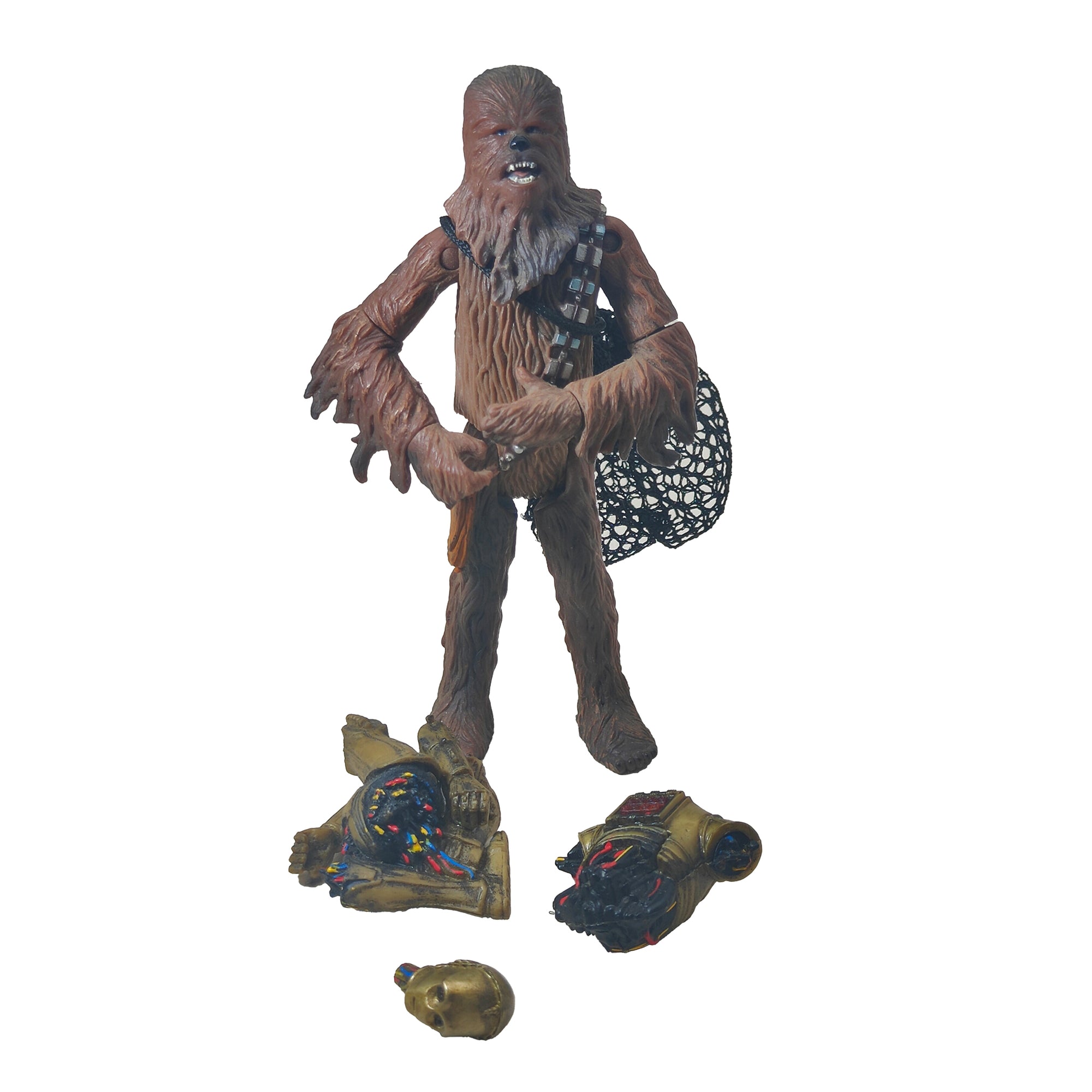 Star Wars Saga ESB Chewbacca Cloud City Capture 3.75 Inch Action Figure 2002