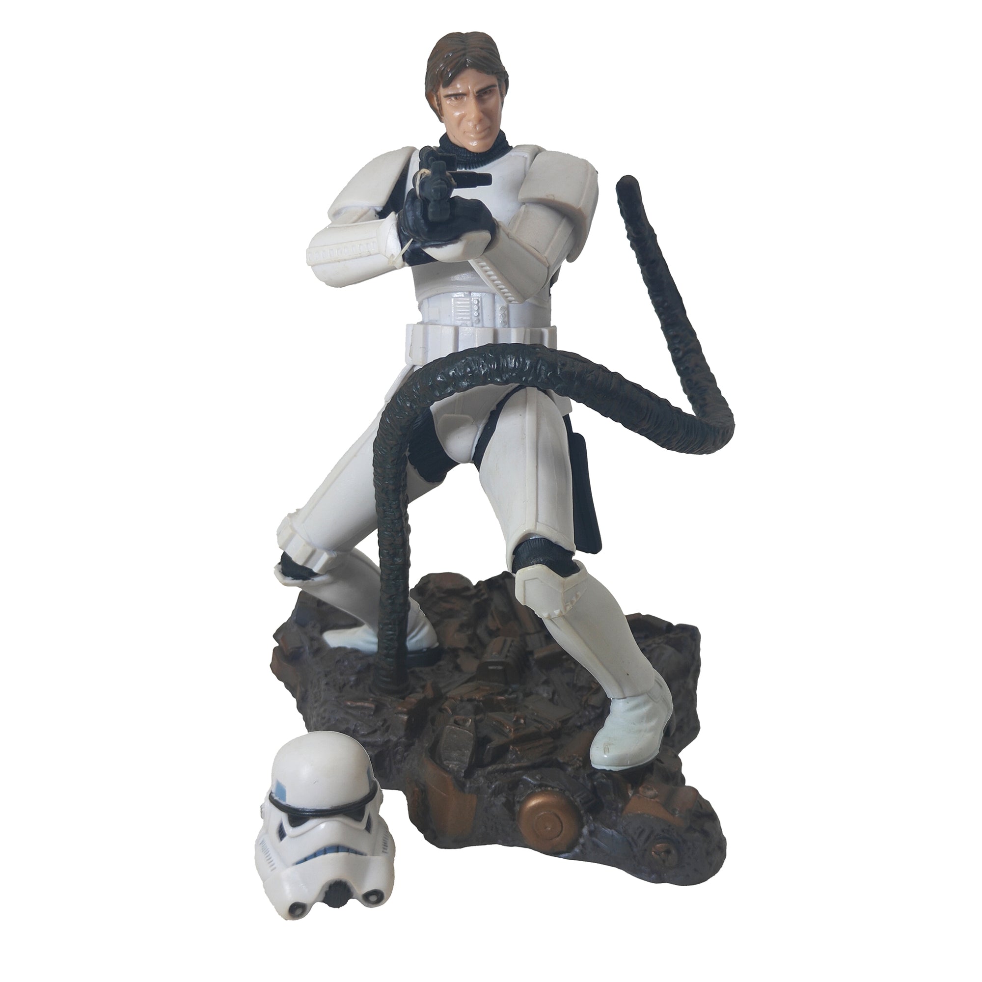 Star Wars Unleashed Han Solo In Stormtrooper Disguise Hasbro Statue 2005 15cm