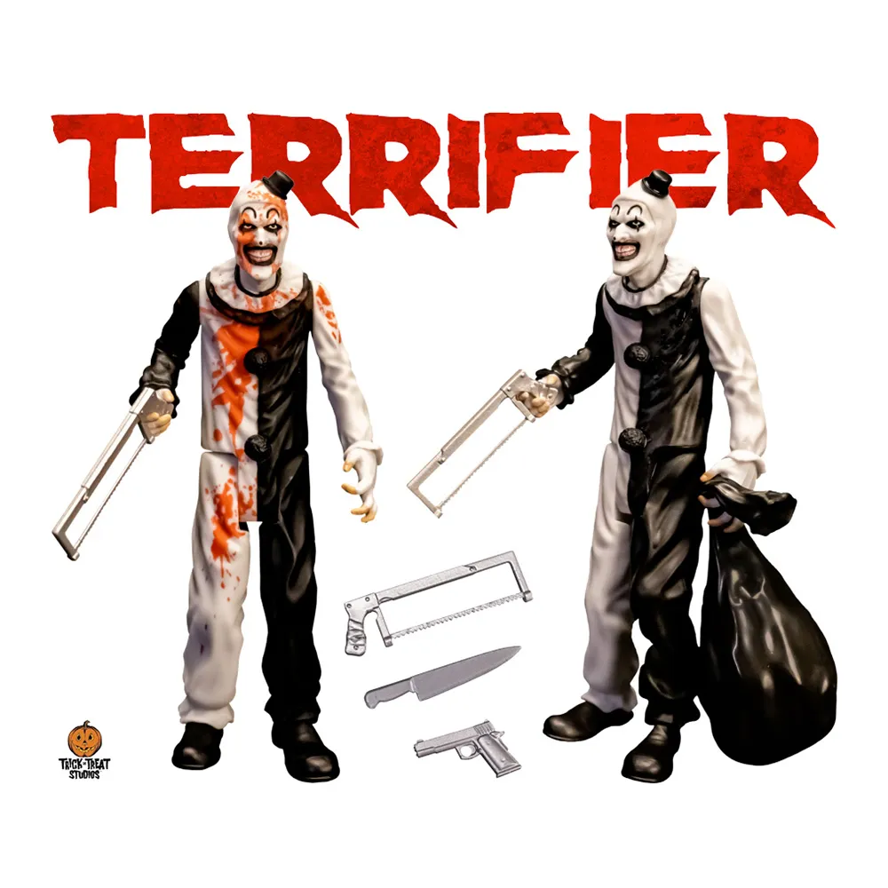 Terrifier Blood Bath Art The Clown Trick Or Treat Studios 13 cm Action Figure – Terrifier, Trick or Treat Studios, 13 cm, 2024, brand new collector item, Uncanny Collectibles Dublin Ireland