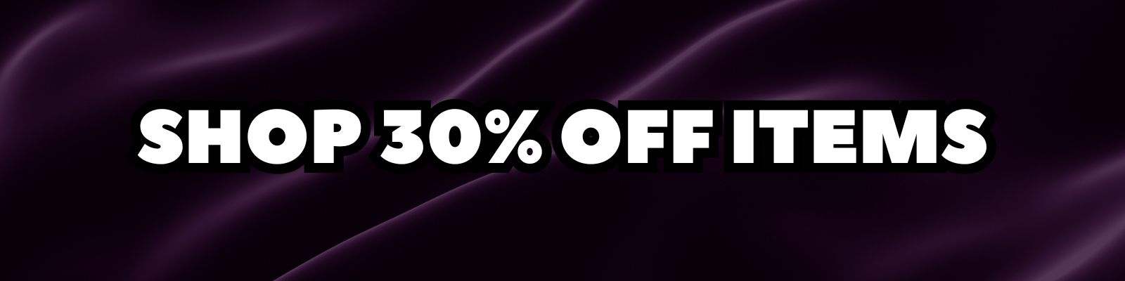 Black Friday 30% Off
