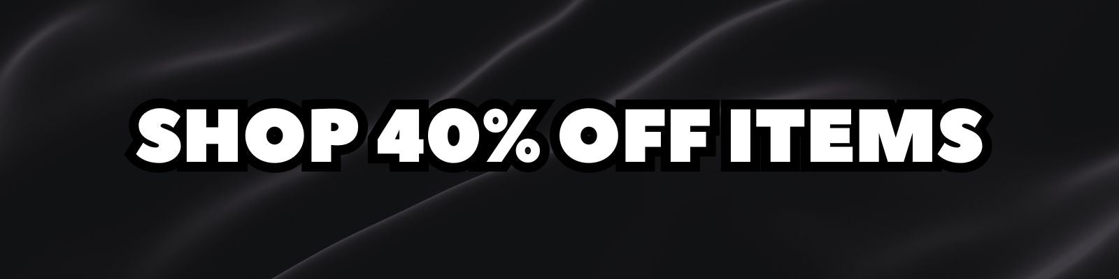 Black Friday 40% Off