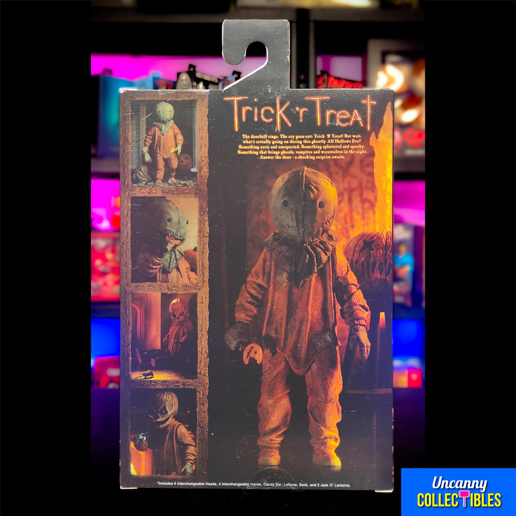 NECA Trick R Treat Ultimate Sam Action Figure 15cm – Horror, NECA, 15 cm, 2021, brand new collector item, Uncanny Collectibles Dublin Ireland