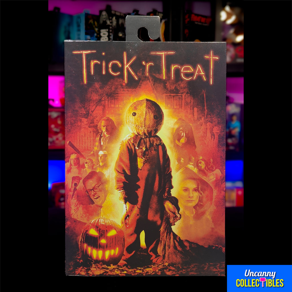 NECA Trick R Treat Ultimate Sam Action Figure 15cm – Horror, NECA, 15 cm, 2021, brand new collector item, Uncanny Collectibles Dublin Ireland
