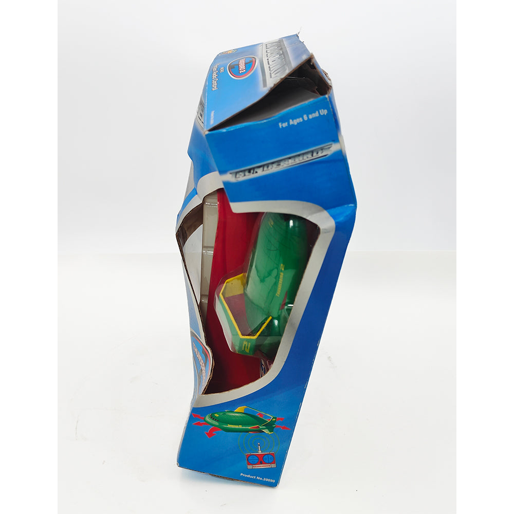 Thunderbirds 40MHz Micro Full Function Radio Control Thunderbird 2 Vehicle By Impact Toys - Tested - For Parts or Restoration – Thunderbirds, Vintage Brands, 12 cm, 1999, pre-owned collector piece, Uncanny Collectibles Dublin Ireland