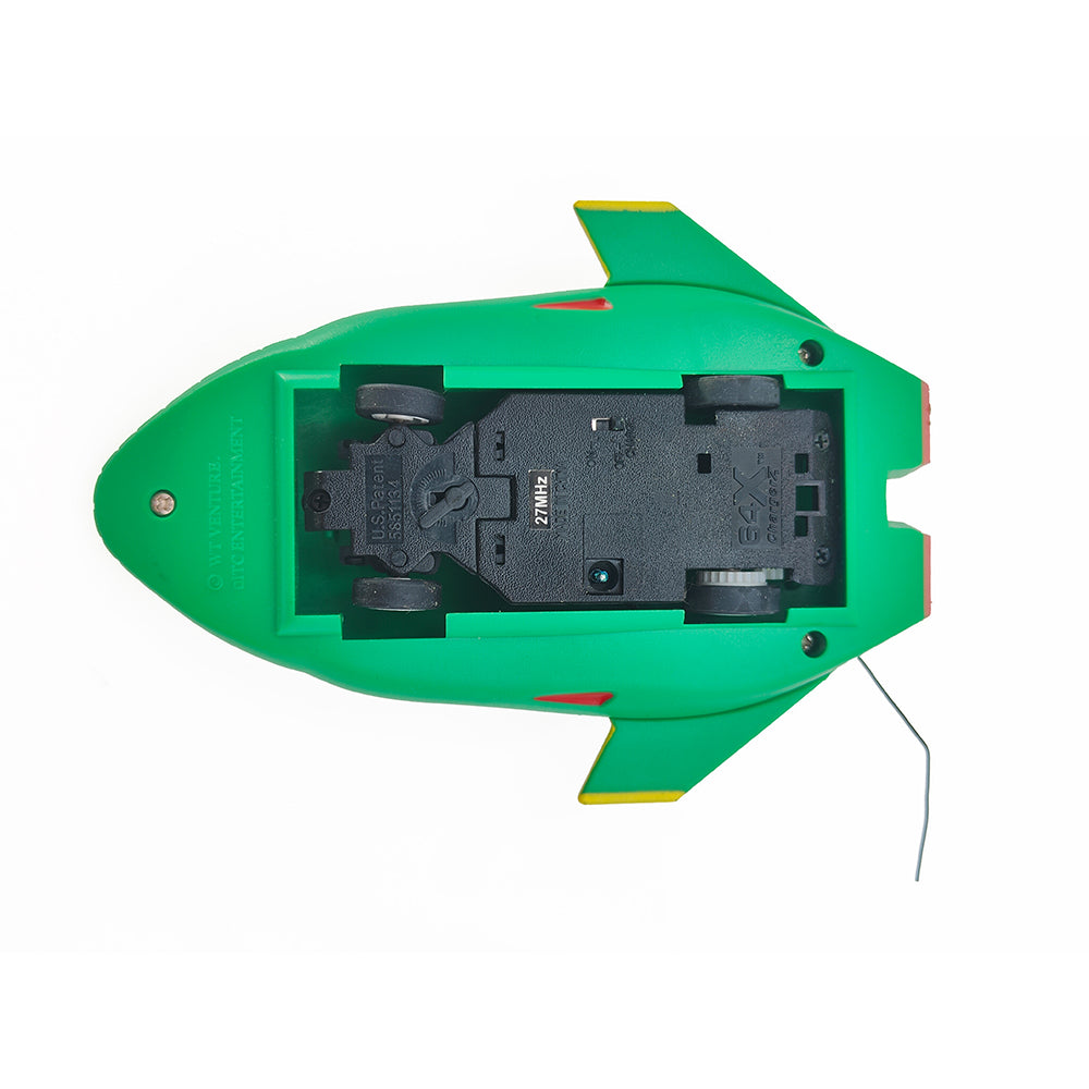 Thunderbirds 40MHz Micro Full Function Radio Control Thunderbird 2 Vehicle By Impact Toys - Tested - For Parts or Restoration – Thunderbirds, Vintage Brands, 12 cm, 1999, pre-owned collector piece, Uncanny Collectibles Dublin Ireland