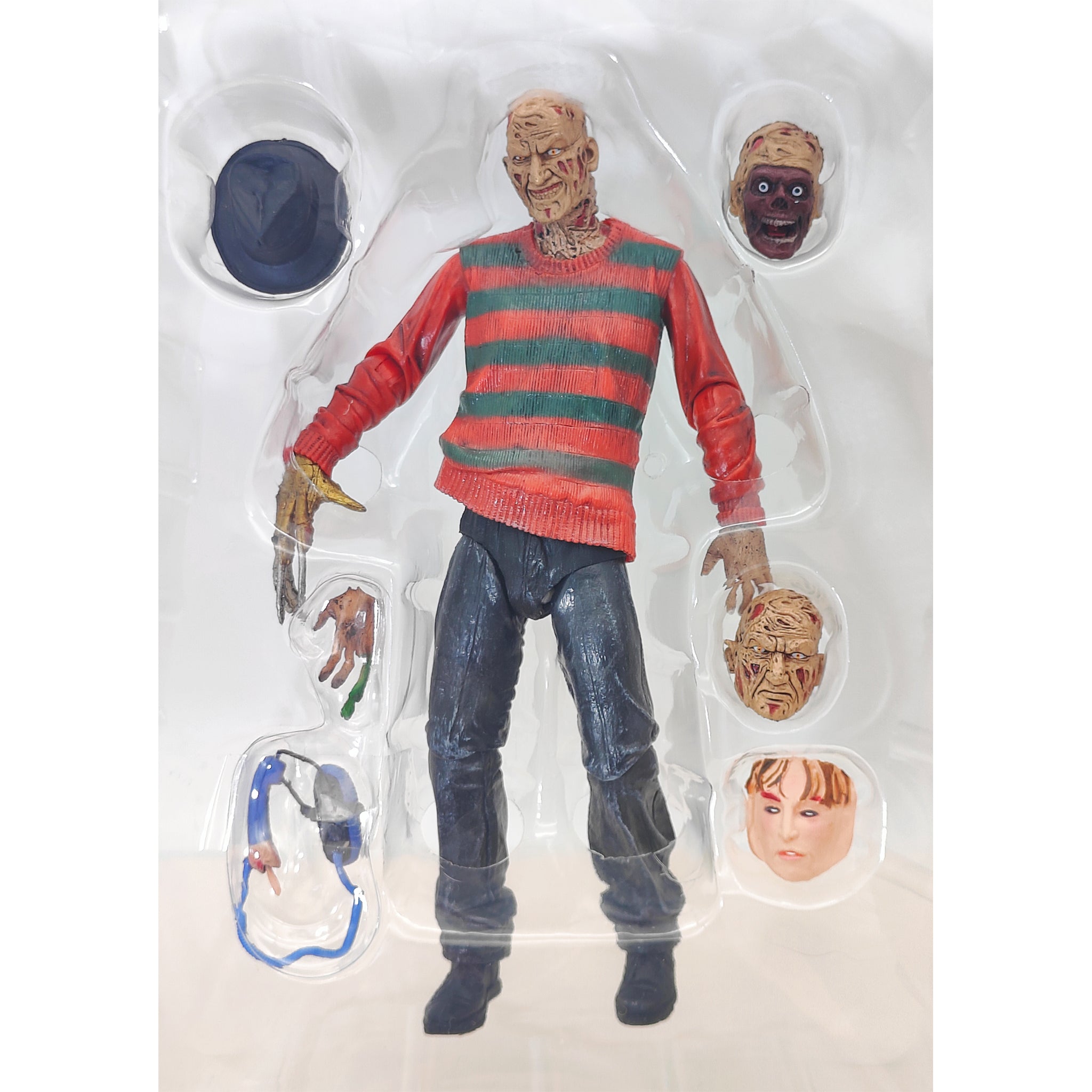 A Nightmare on Elm Street Dream Warriors Freddy Krueger Ultimate NECA Figure - Used