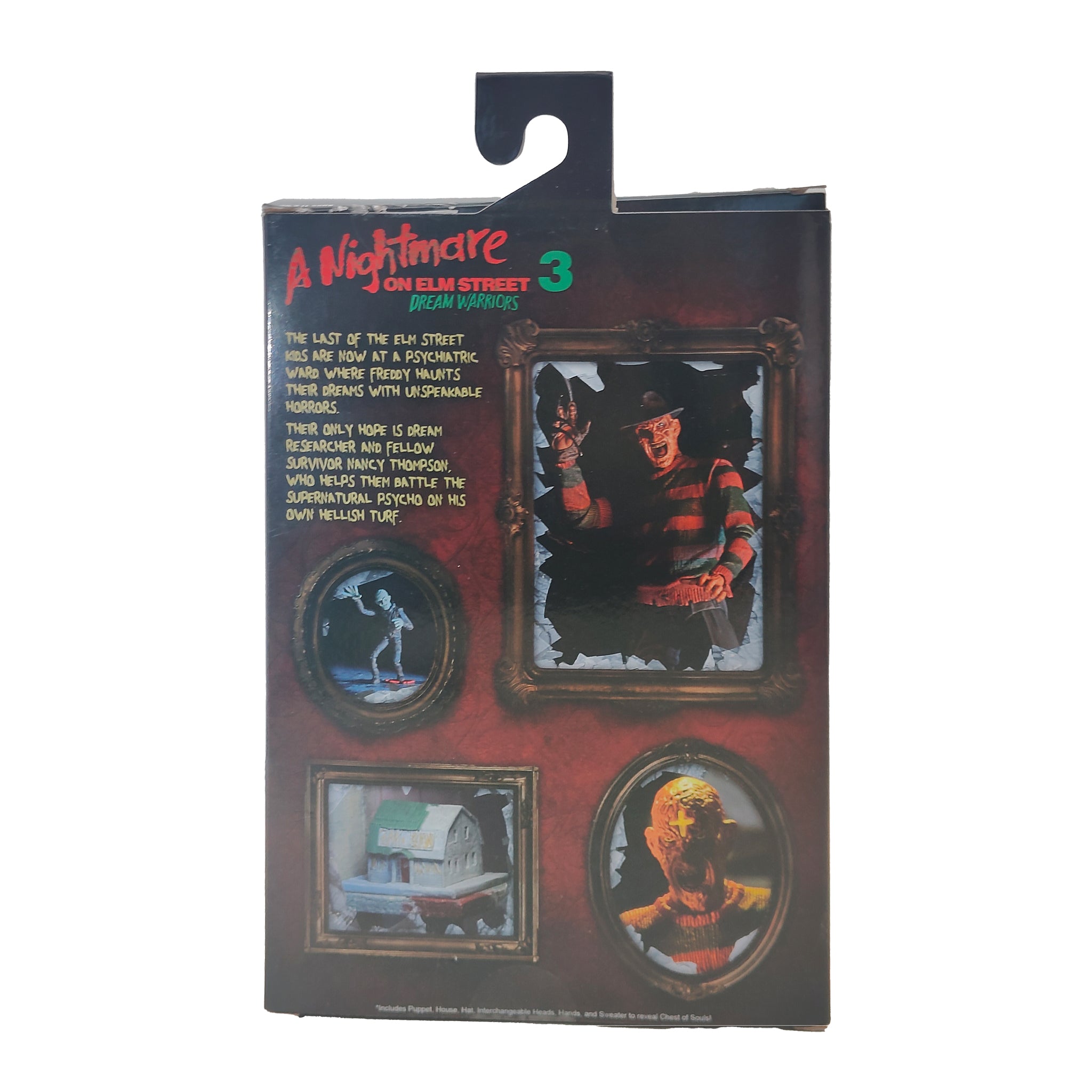 A Nightmare on Elm Street Dream Warriors Freddy Krueger Ultimate NECA Figure - Used