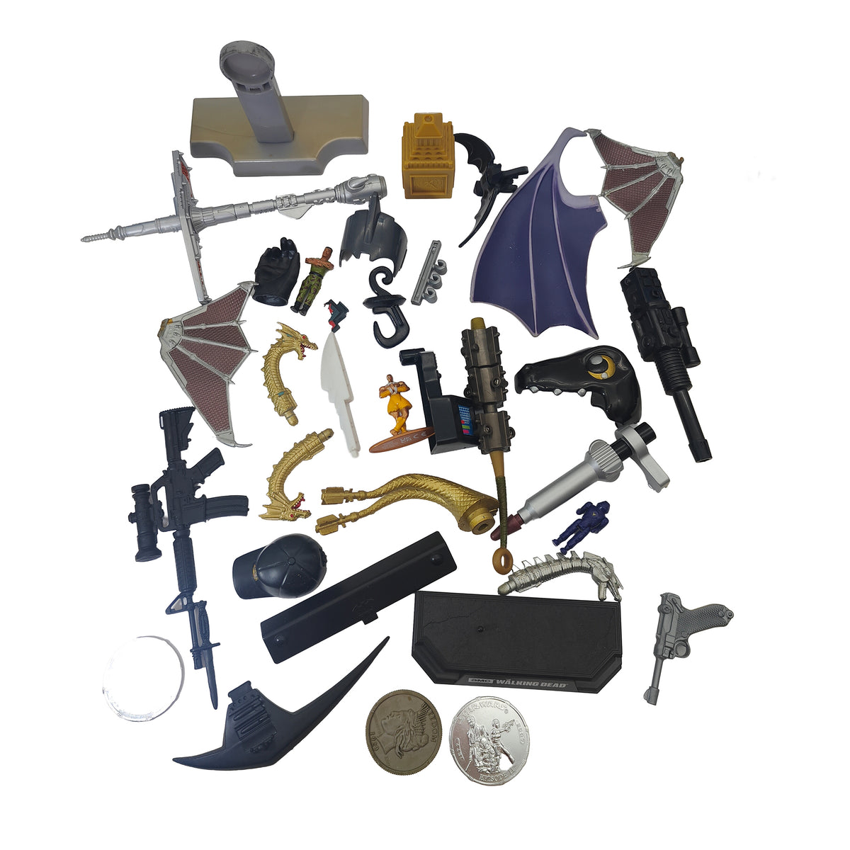 Action Figure Accessories Bulk Bag Weapons and Spare Parts 6 to 7 inch Job Lot - photo 3 of 11
