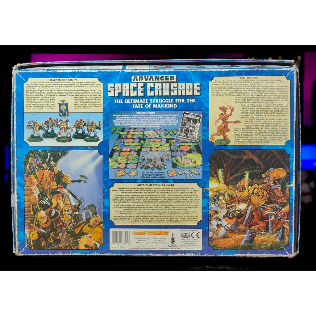 Advanced Space Crusade First Edition Warhammer 40K Games Workshop Board Game 1990
