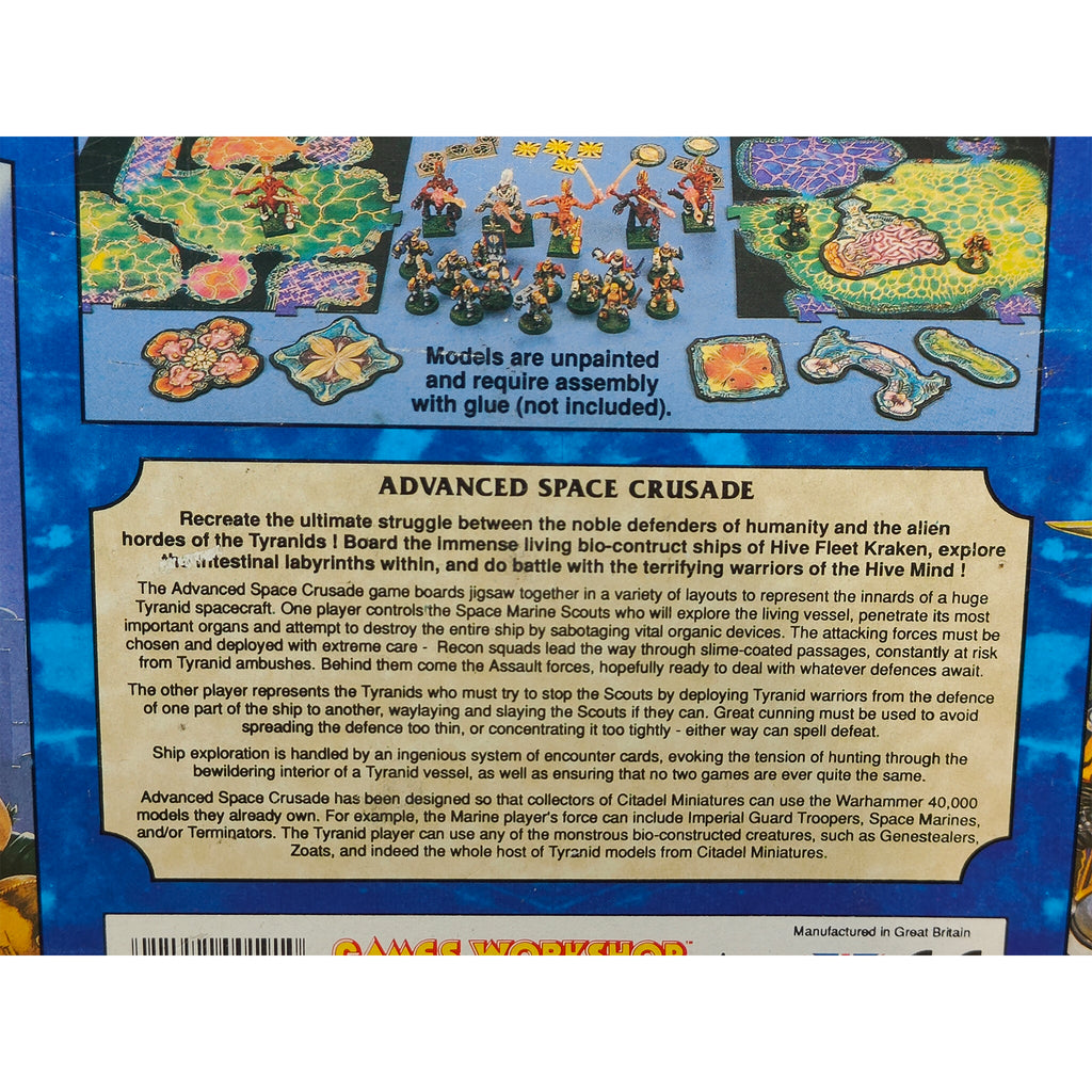 Advanced Space Crusade First Edition Warhammer 40K Games Workshop Board Game 1990