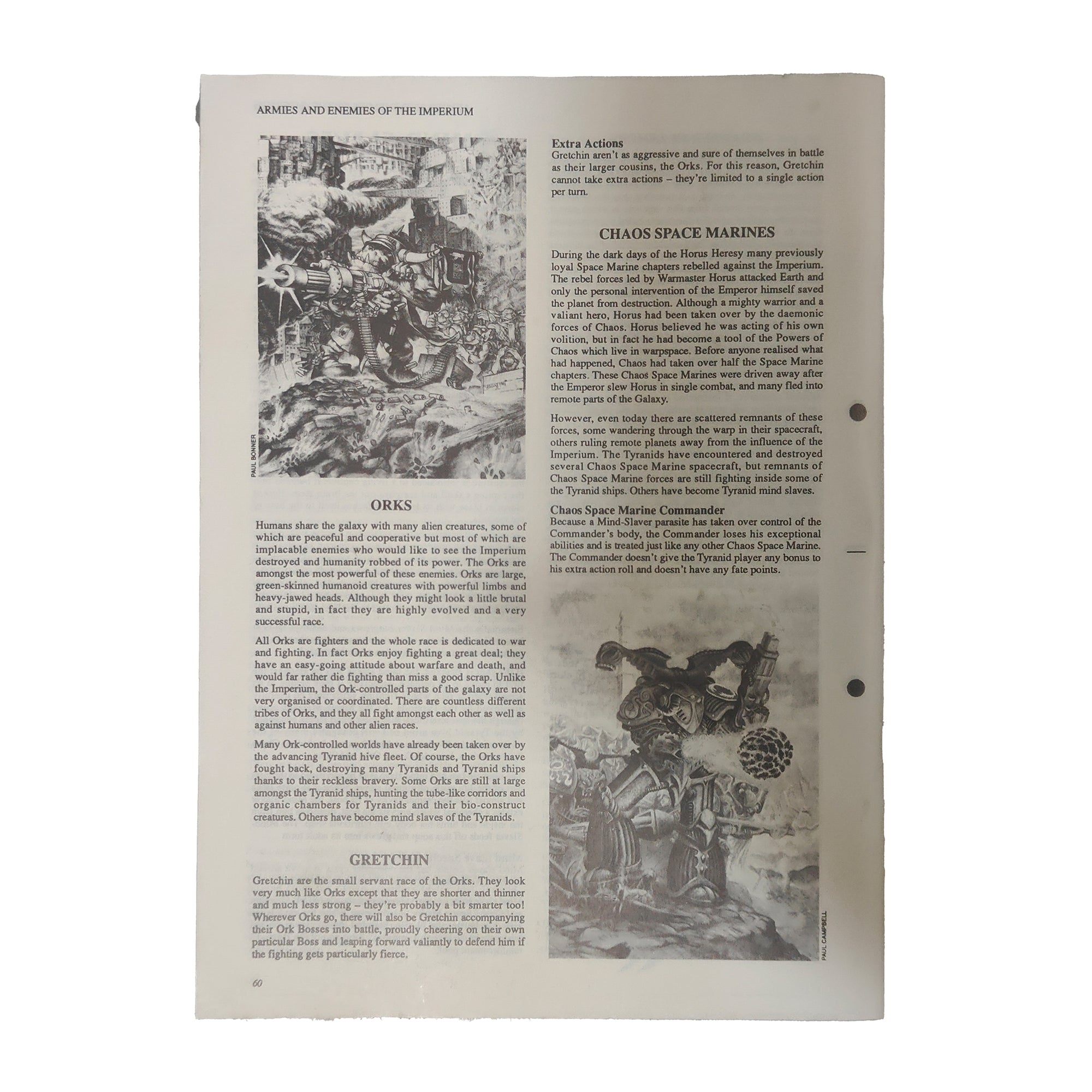 Advanced Space Crusade Warhammer 40k Games Workshop 1990 0191 Incomplete